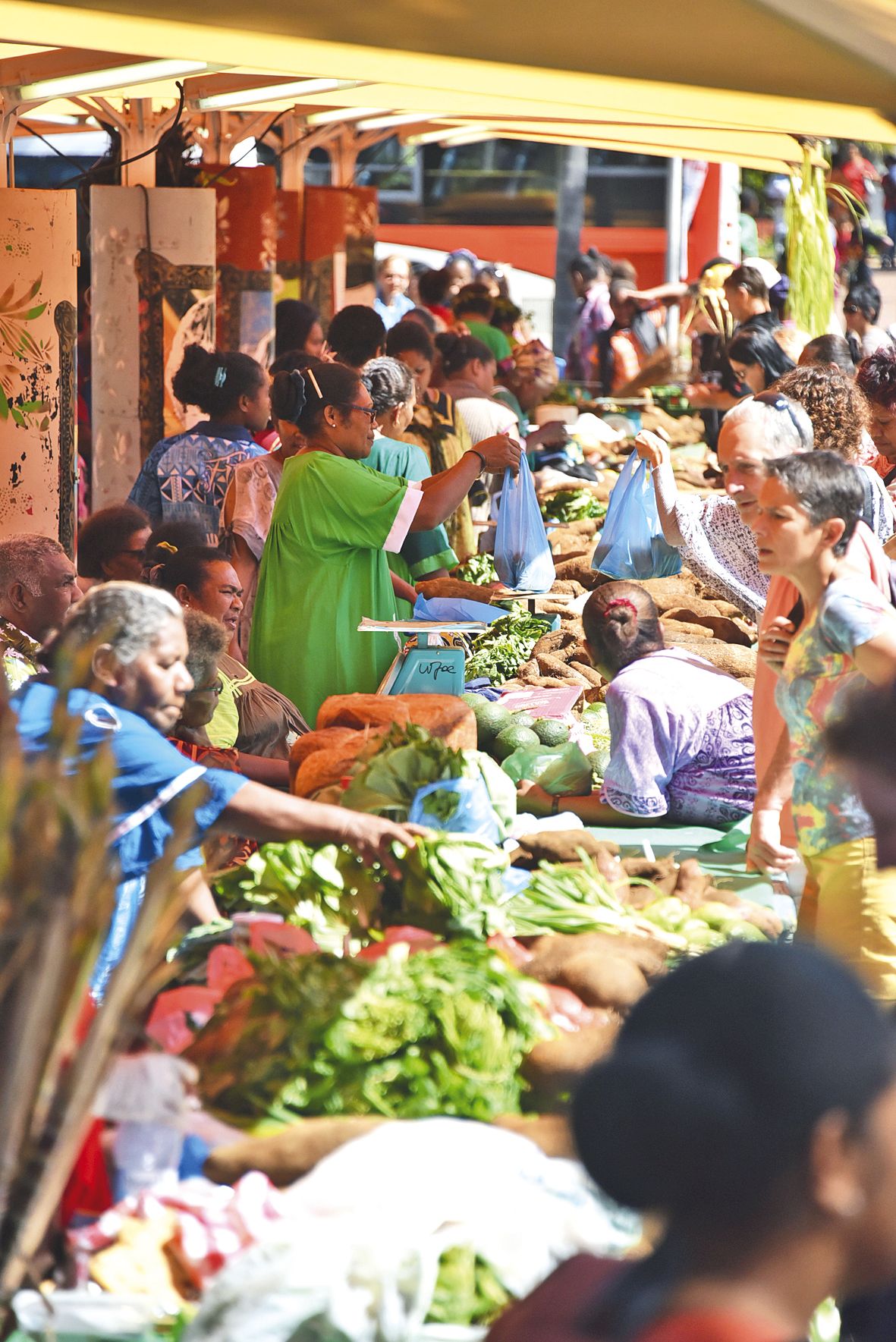 La journée est aussi l’occasion pour les gens des îles  d’inviter les Nouméens à venir les voir chez eux.