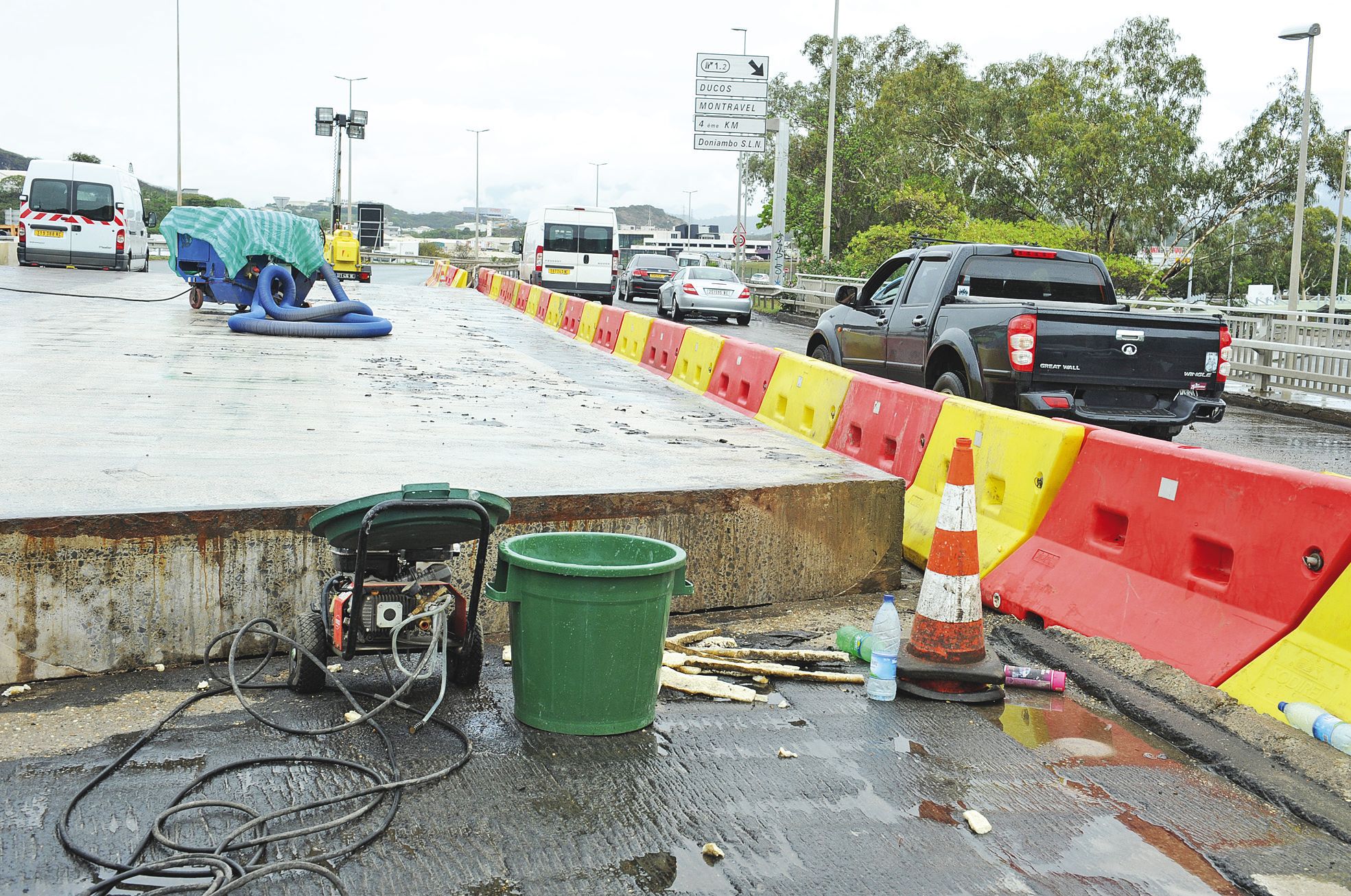 Les travaux menés en janvier ont duré deux semaines,  pendant lesquelles la circulation a été très perturbée.