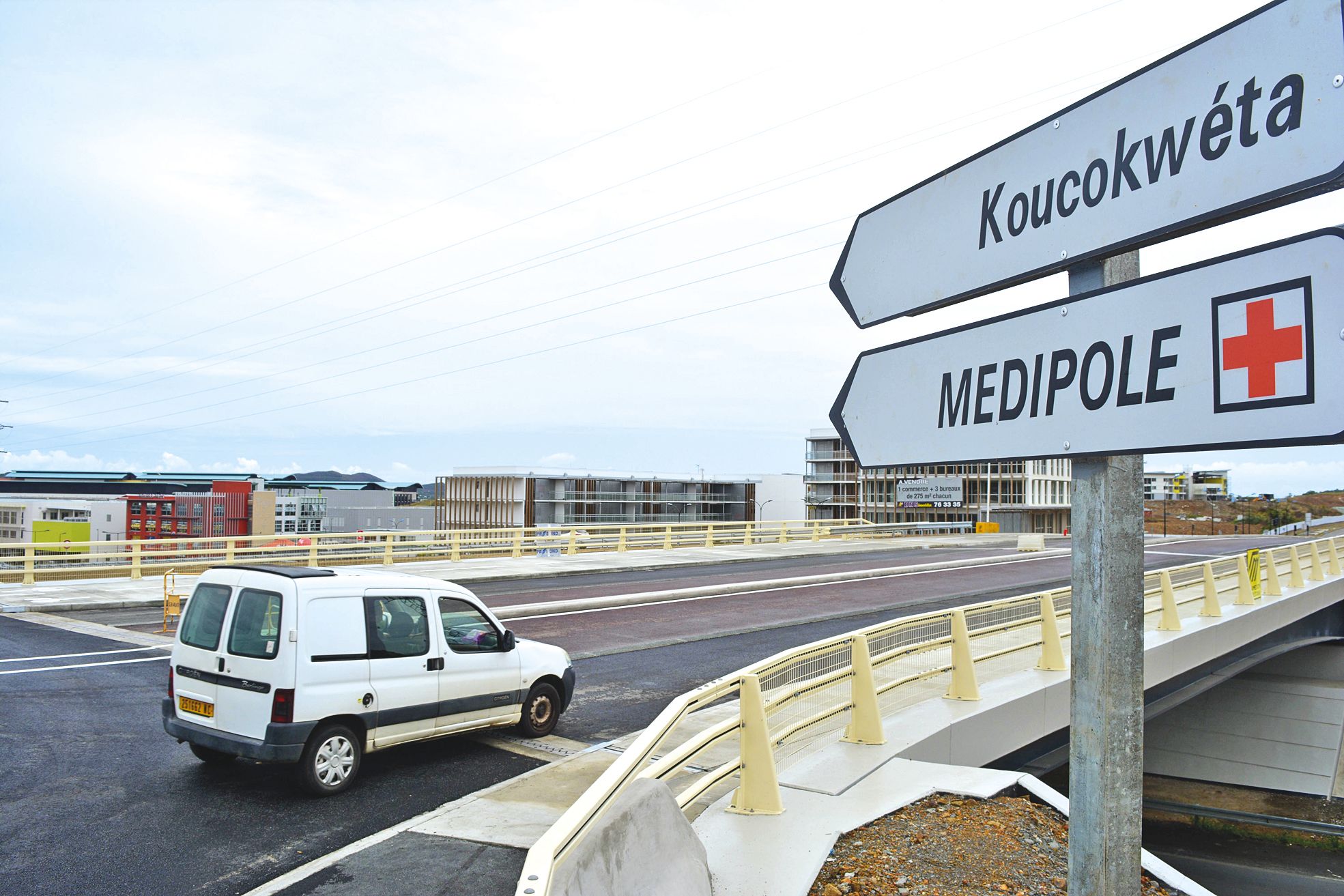 L’échangeur des Erudits doit anticiper l’augmentation du trafic routier lié à l’ouverture du Médipôle.