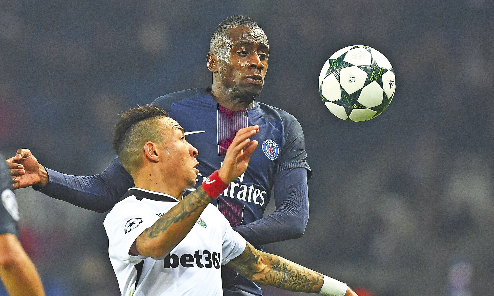 Blaise Matuidi a eu une grande activité au milieu de terrain du Paris SG, et il est impliqué sur les deux buts parisiens. Il a aussi été l’un des seuls à rester constant dans l’effort.