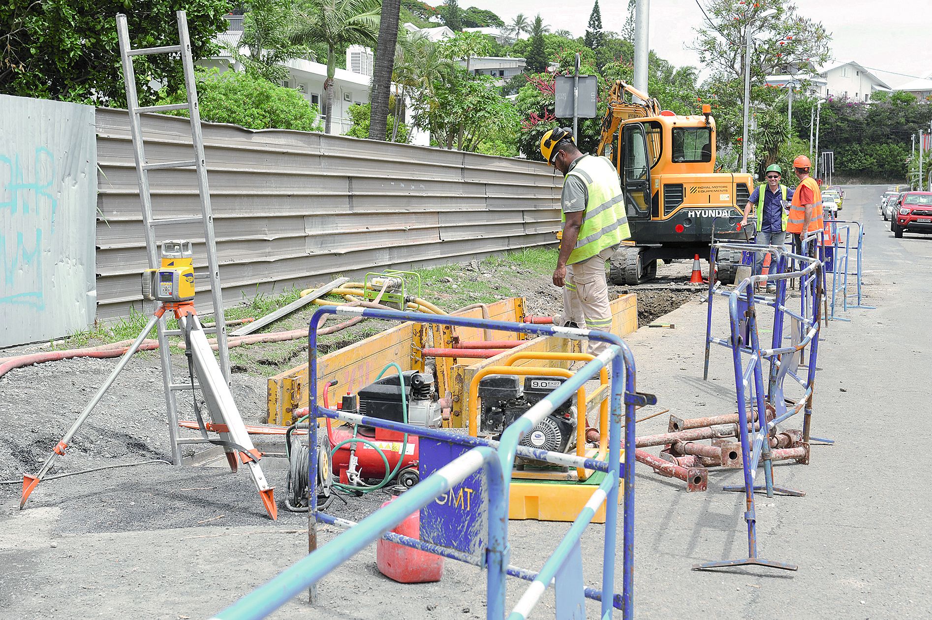 Rues Legras et Page, les habitants vont devoir prendre leur mal en patience. Les travaux doivent encore durer un an.