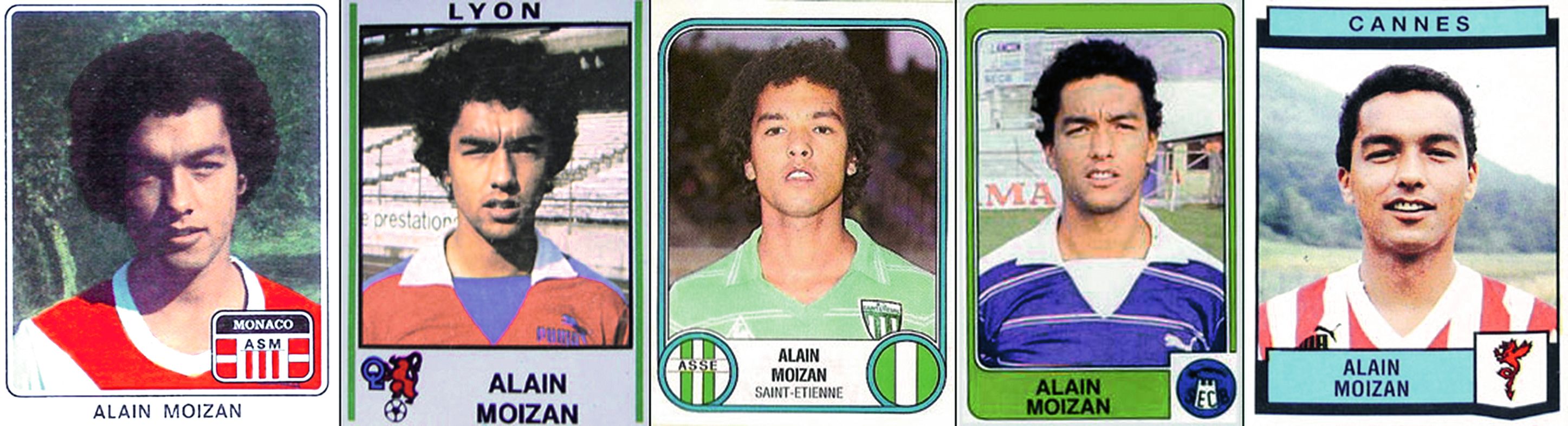 Après Angoulême, Alain Moizan a joué pour Monaco, Lyon, Saint-Etienne, Bastia et Cannes. Un parcours qui a lui ouvert sept fois les portes de l’équipe nationale entre 1979 et 1981.