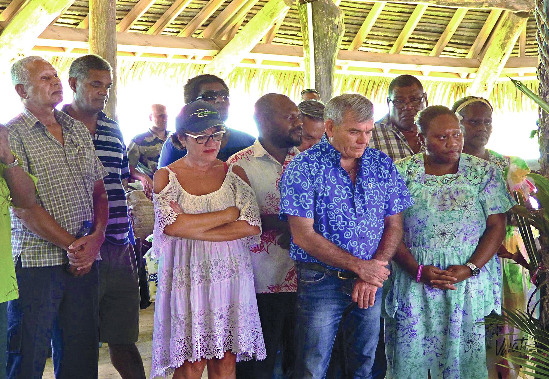 Une délégation de Dumbéa, dont le maire Georges Naturel, était invitée aux festivités de Luecila 3000, ce week-end.