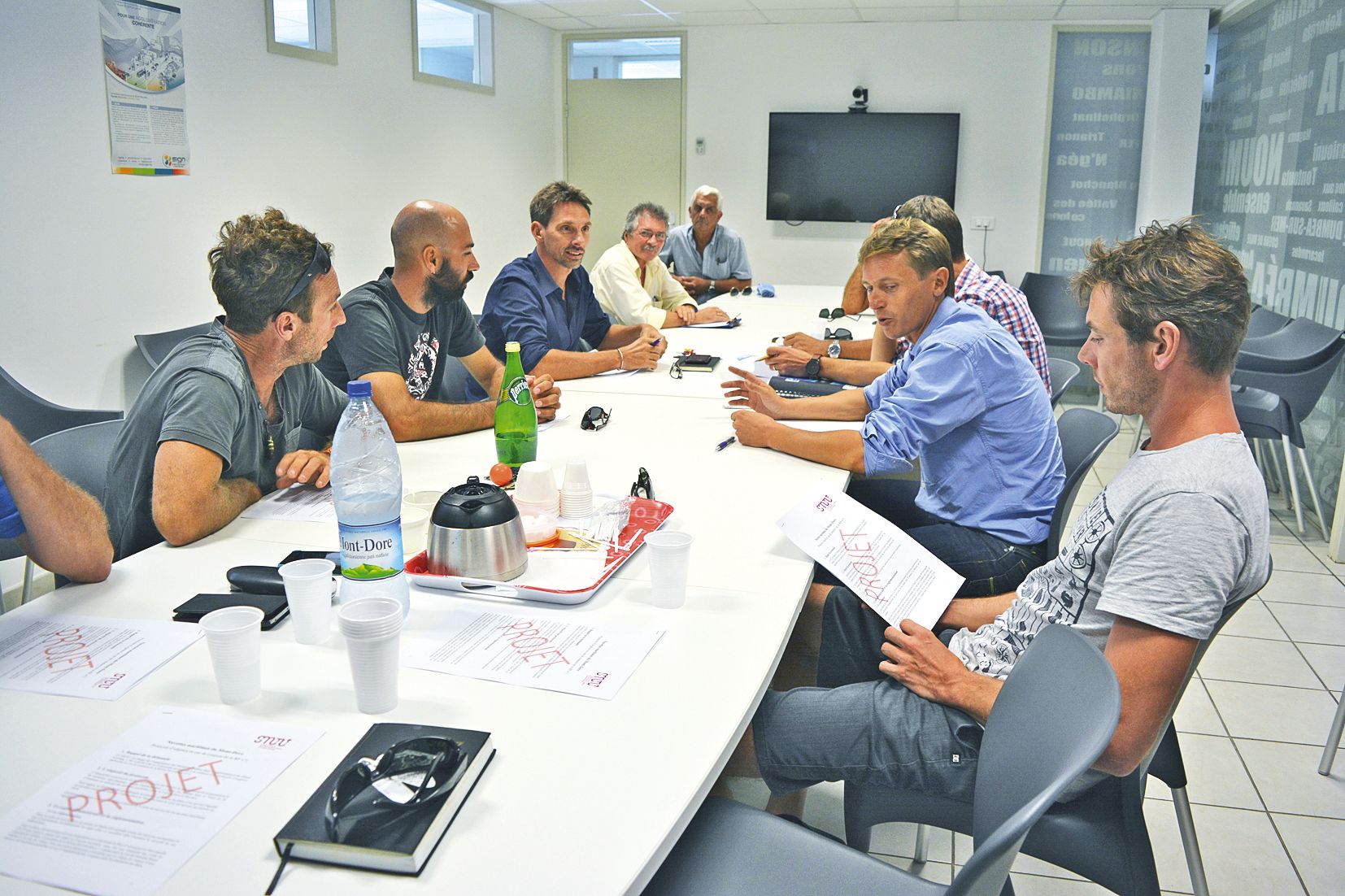 Une réunion s’est tenue, hier, pour présenter le protocole d’urgence aux prestataires de transport maritime.