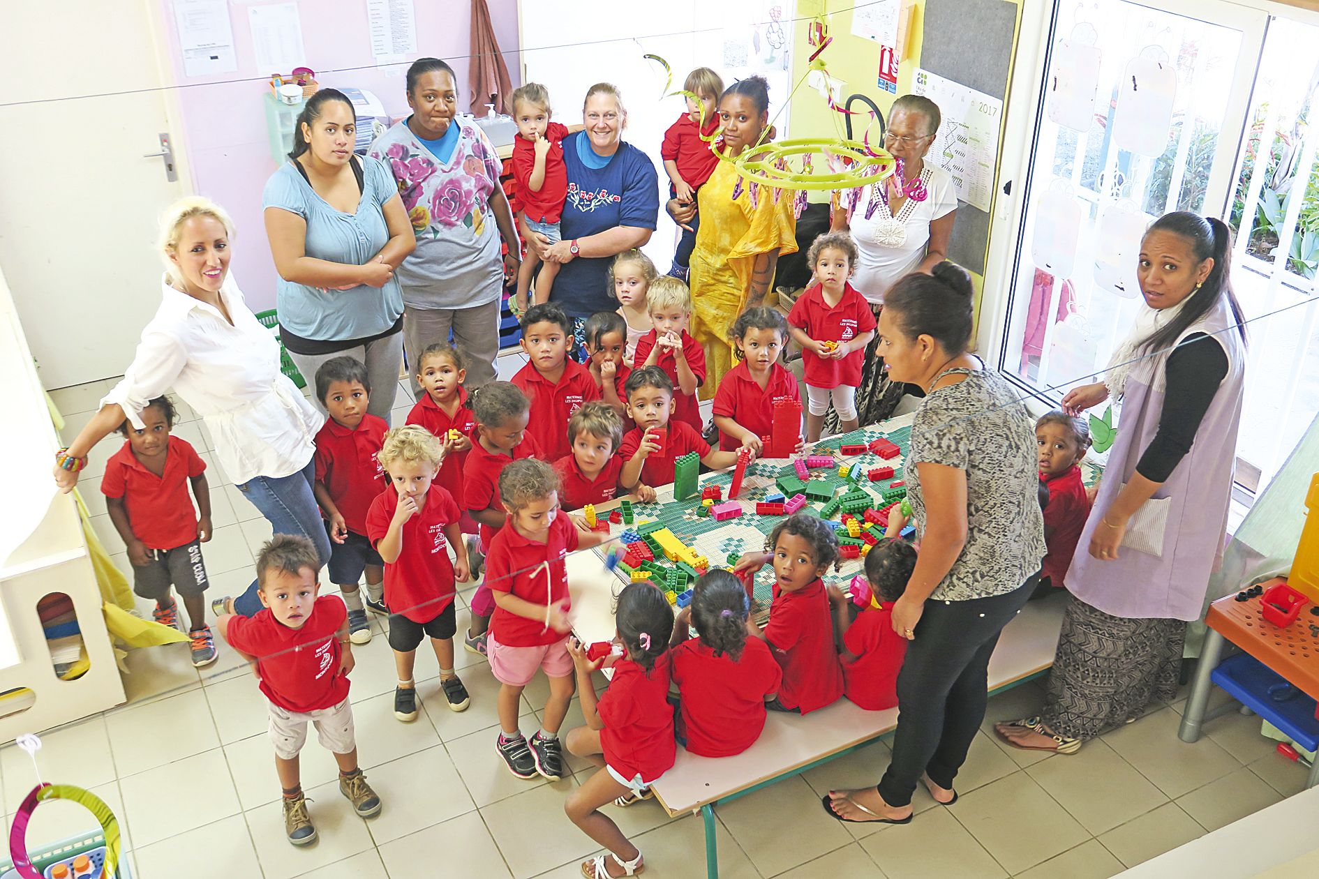 L’objectif de cette semaine à l’école était de permettre aux parents de partagerle quotidien des enseignants.