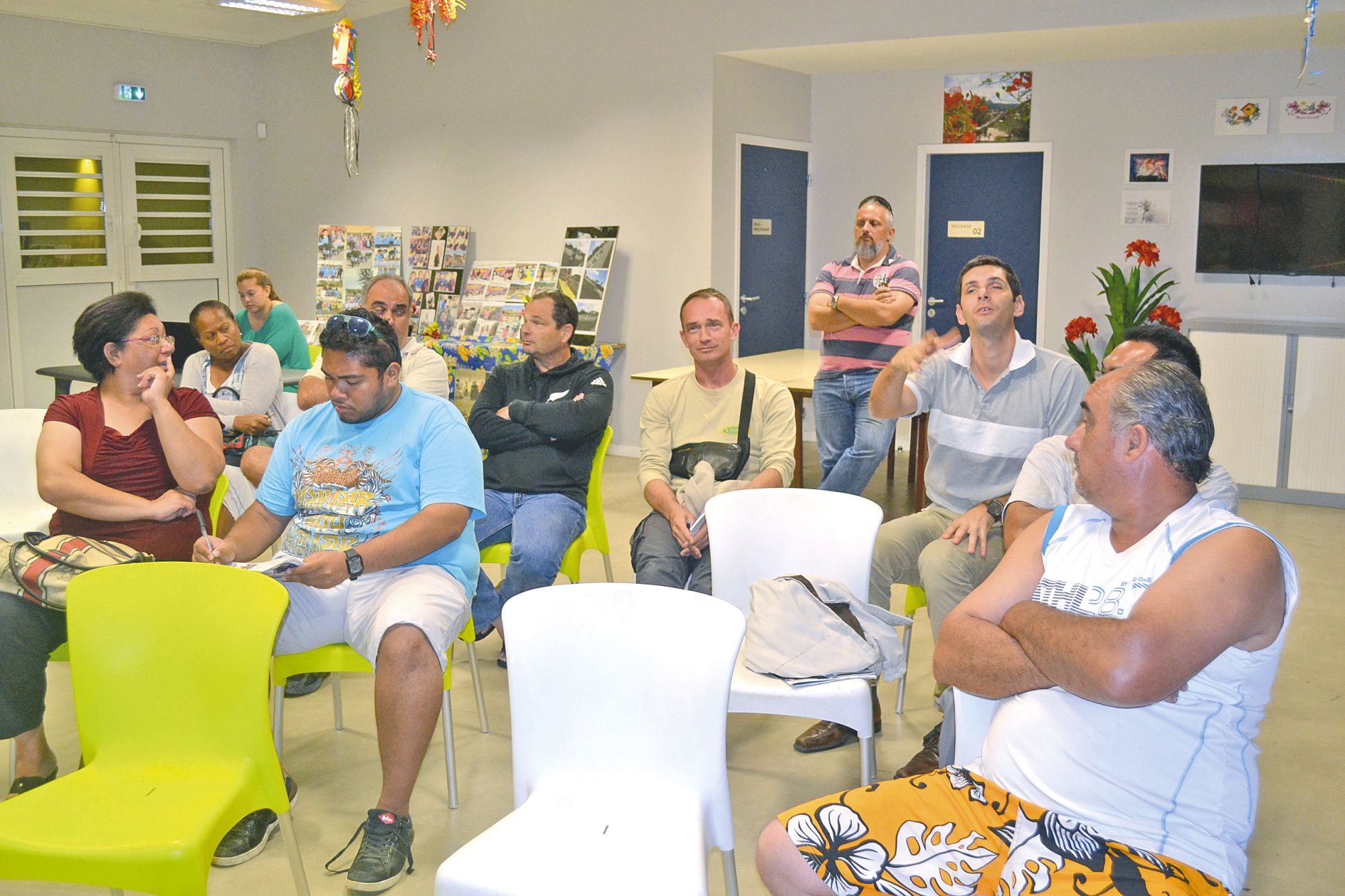 Une dizaine d’habitants ont participé au conseil de quartier qui se déroulait mercredi soir.