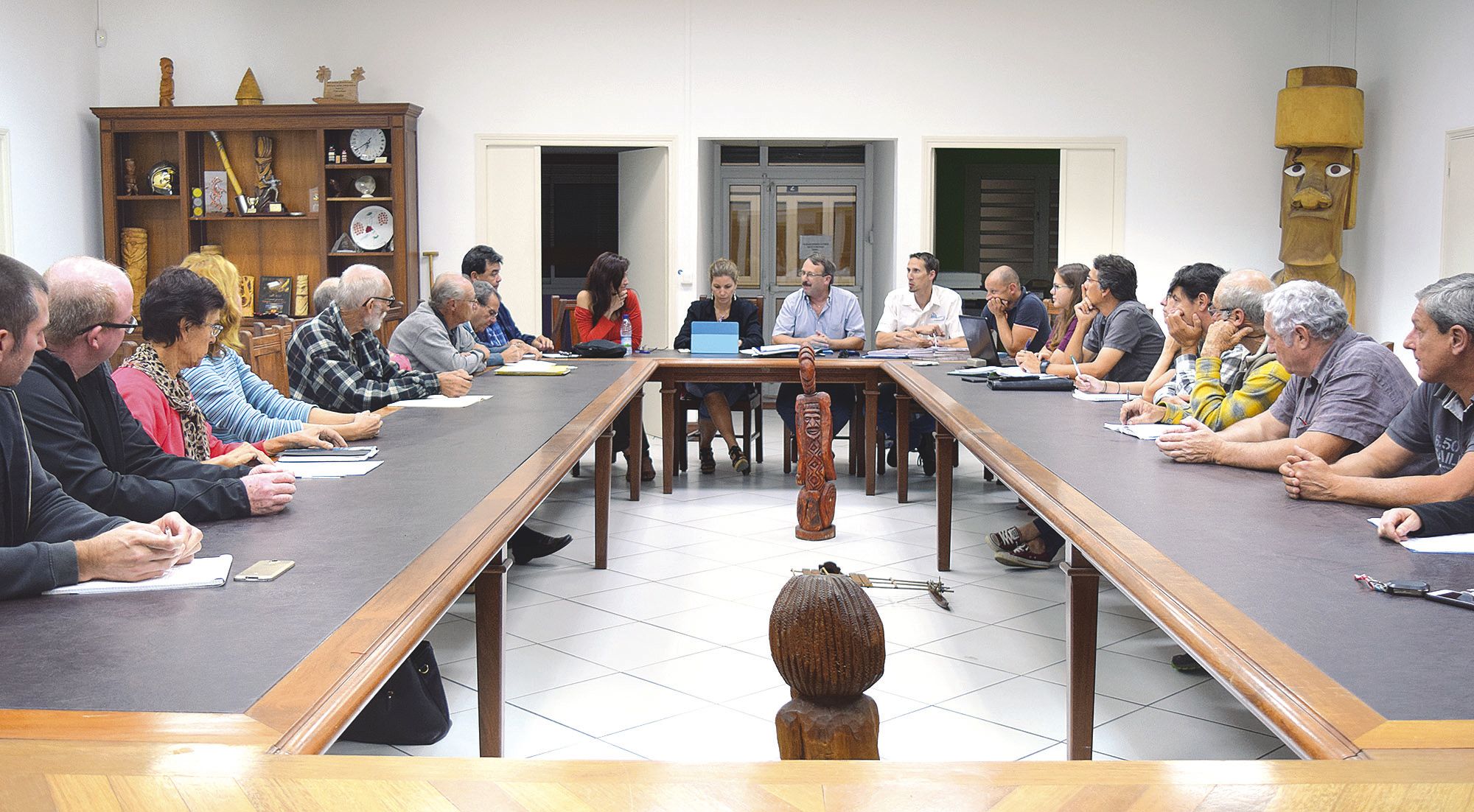 Près d’une trentaine d’habitants ont participé au comité de quartier de Koé-Koghis, mercredi soir à la mairie du Nord.