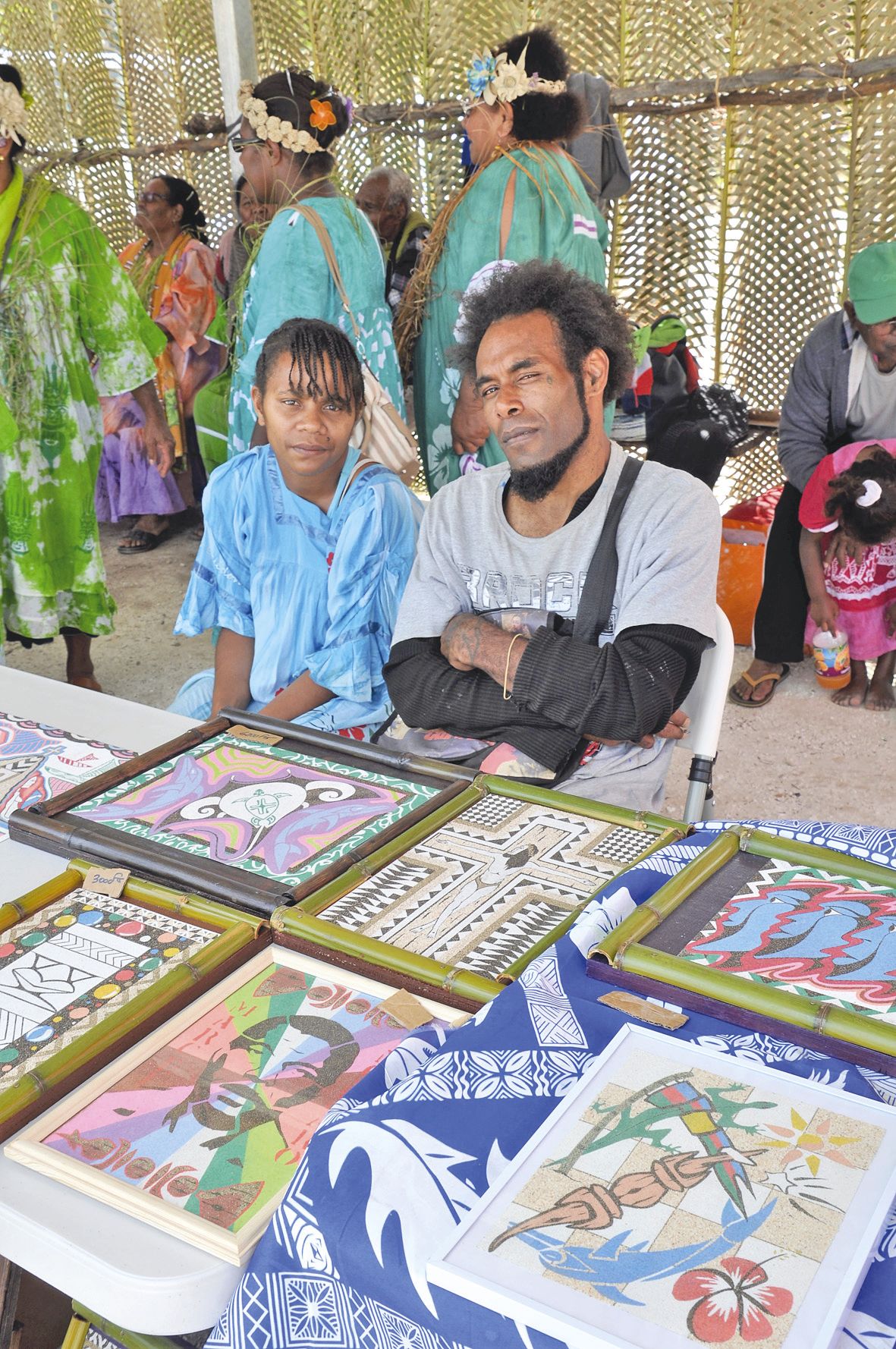 Rachel Nonmoira et Alexandre M’Boueri, de Thio, font partie des artistes sélectionnés pour représenter la Calédonie auFestival des arts du Pacifique en 2018.