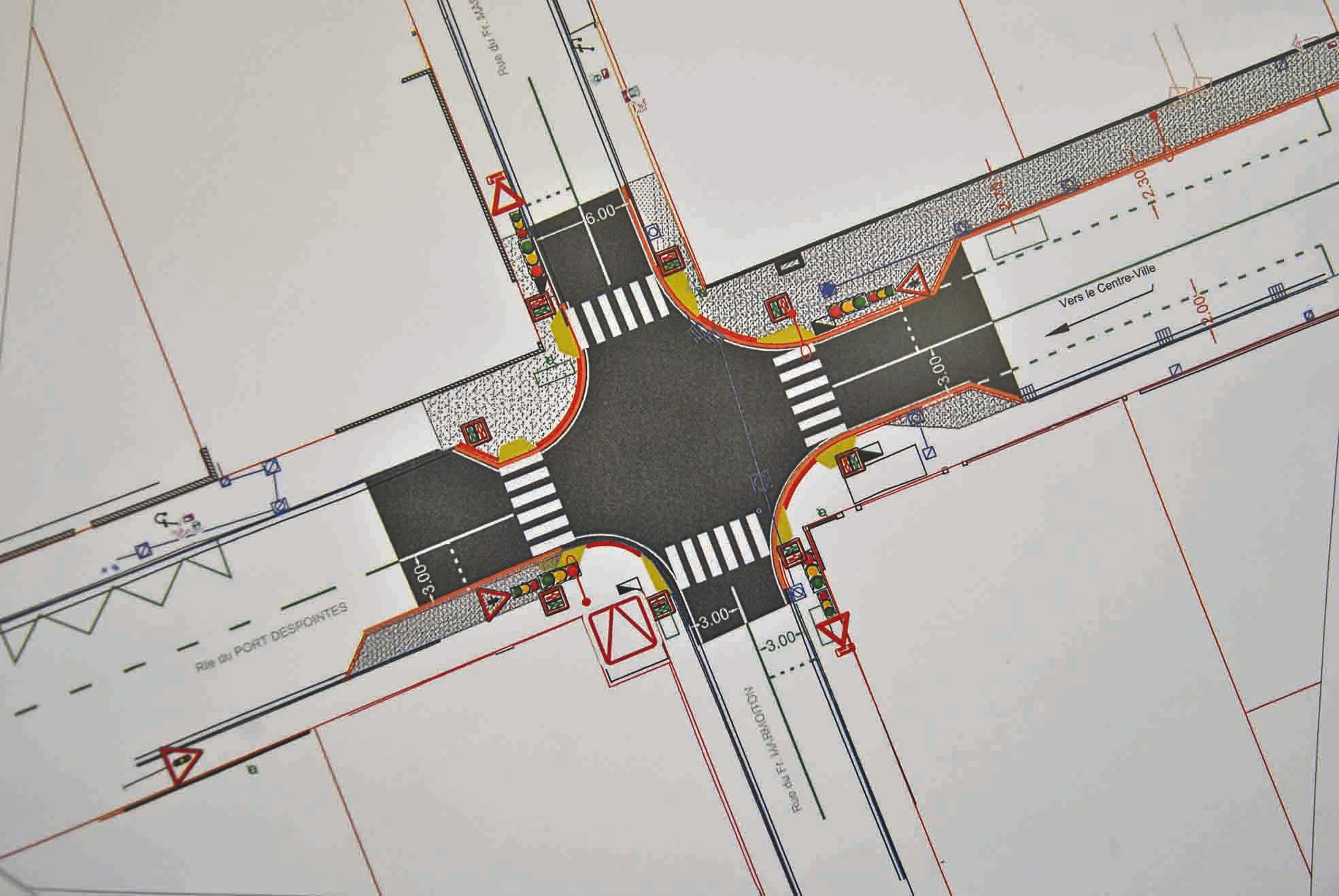 Sous la précédente mandature, la création d’un carrefour à feux avait été décidée et budgétisée. Sans suite depuis.