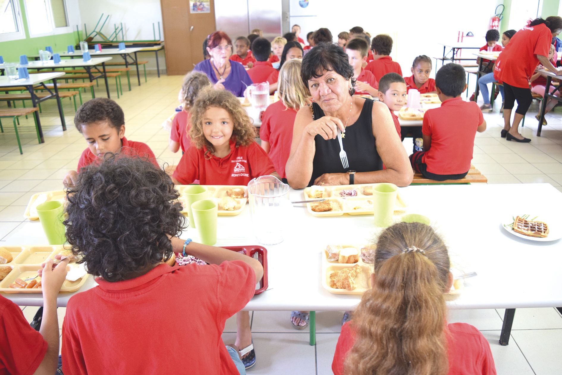 Les enfants étaient ravis de sortir de leur routine avec ce changement de programme.