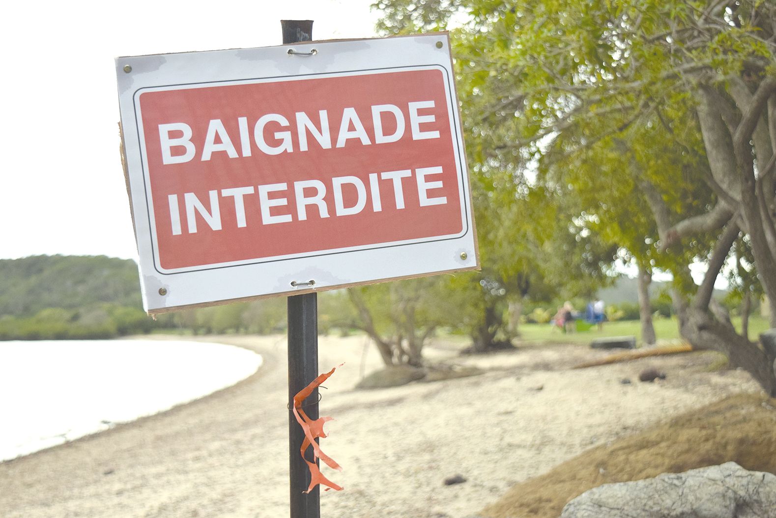 À Dumbéa, la plage de Nouré a également été fermée jeudi par mesure de précaution.  Là aussi, de nouvelles analyses seront opérées lundi.