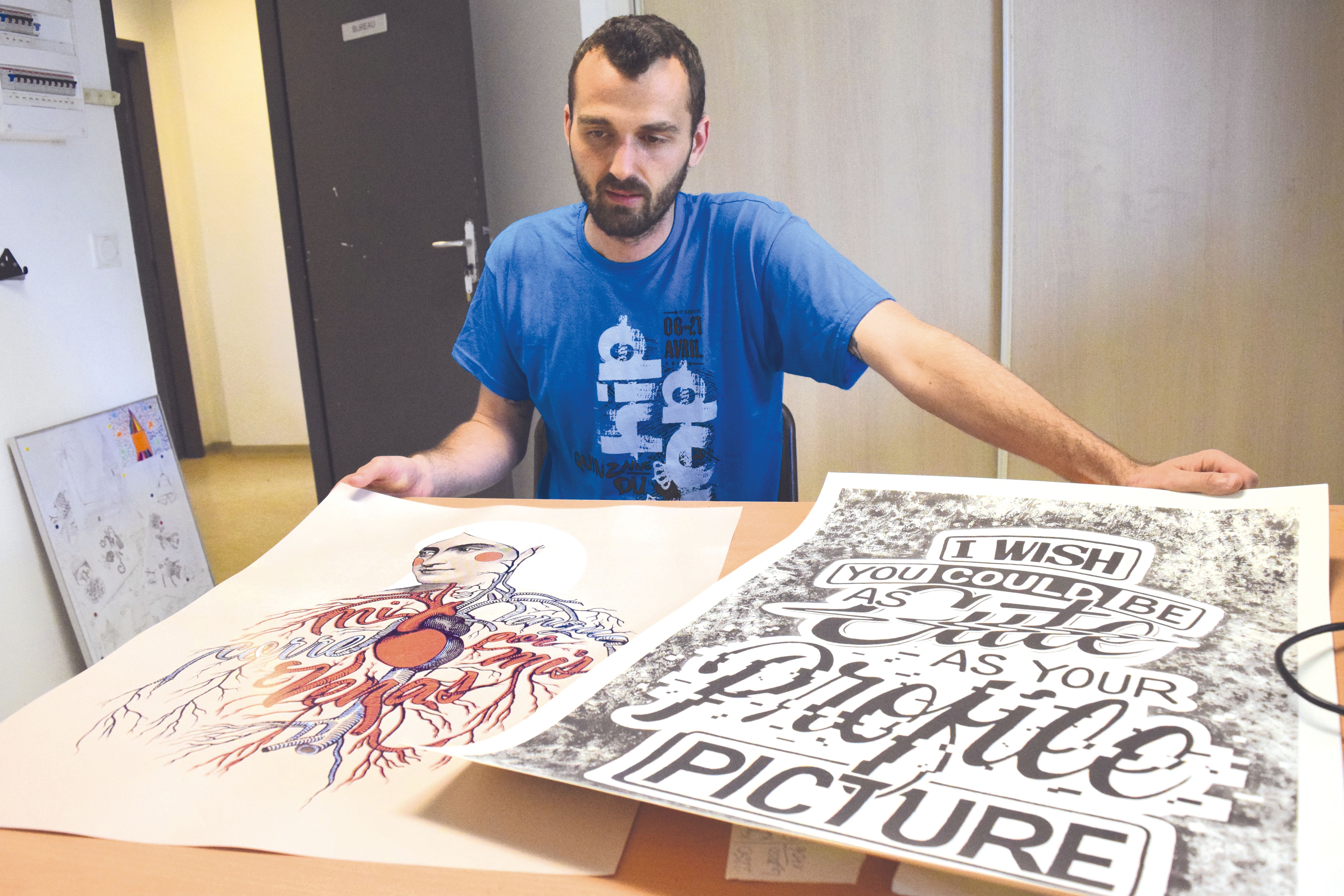 Adrien Fumex est le directeur artistique de l’exposition,  itinérante et internationale, Punch Lines.