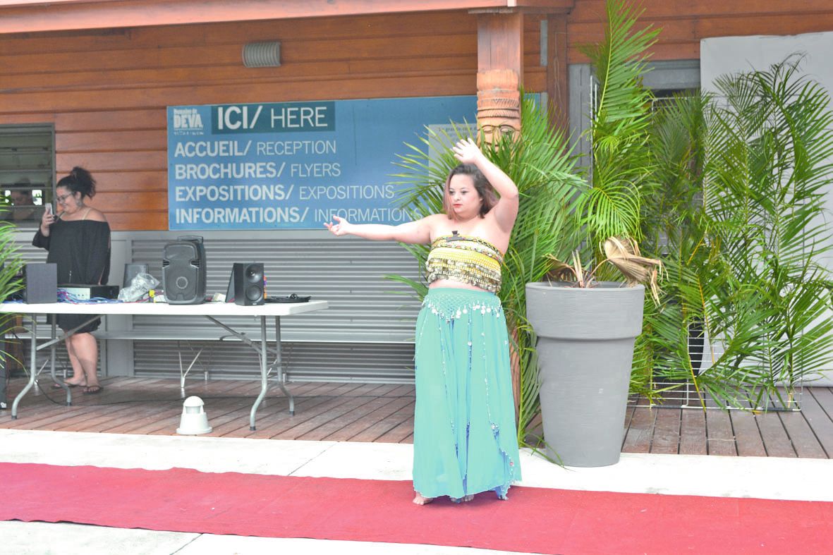 Maïna, avec ses danses arabes (notre photo) et la chorale Nedivin ont animé de bien belle façon cette journée dédiée spécialement aux mamans.