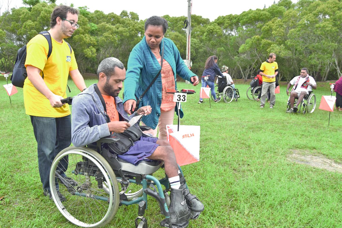 Comme plusieurs structures, les services d’accueil de jour de l’Association des parents d\'enfants handicapés ont participé, hier, au parcours d’orientation adapté mis en place par Atlas. Grâce à un partenariat avec le Comité territorial olympique et spor