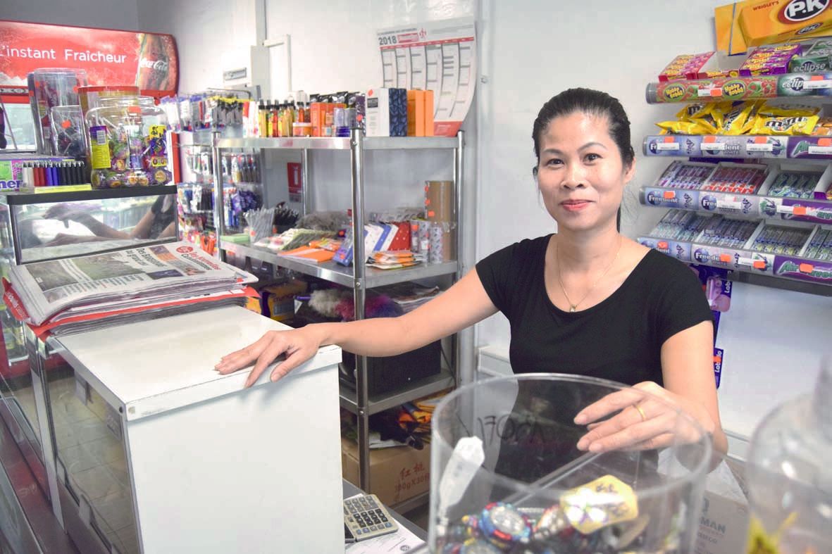 Hau a ouvert son épicerie, le magasin Alcyone, en décembre. Elle est ravie et a senti que c’était un «bon quartier». 