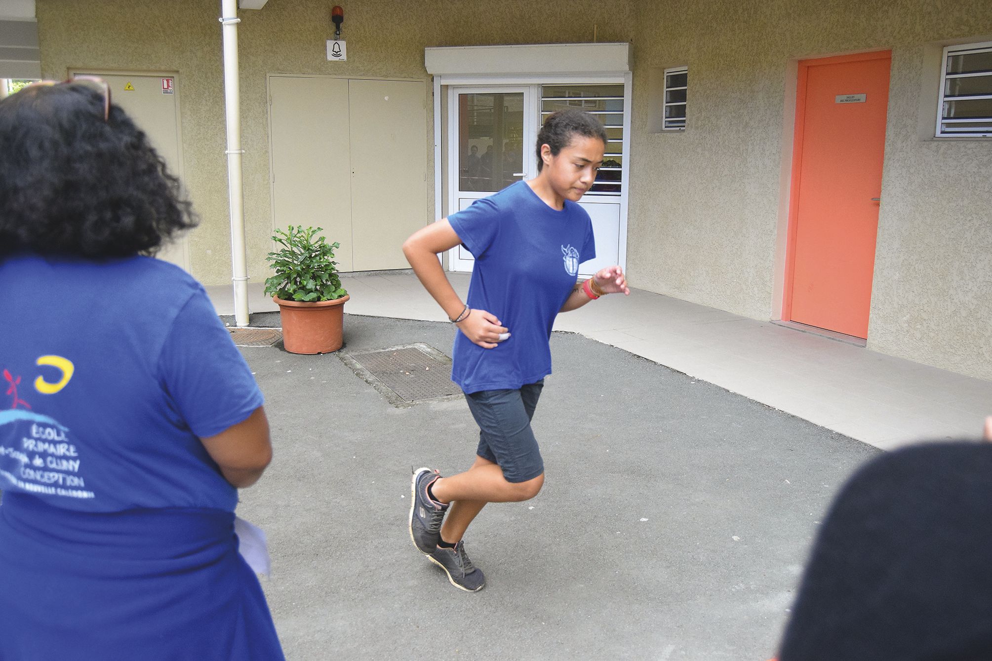 Au Mont-Dore,  le collège de  La Conception était lui aussi de course à pied hier matin.  Les poussines  et les benjamines  se sont élancées  dès 8 h 30.