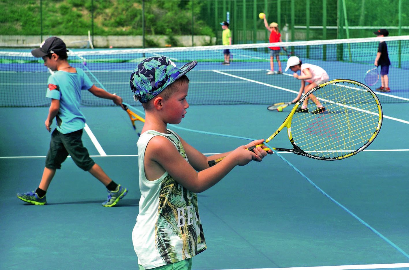 Les vacances, c’est aussi l’occasion pour les enfants de pratiquer une nouvelle activité.Photo Archives LNC.