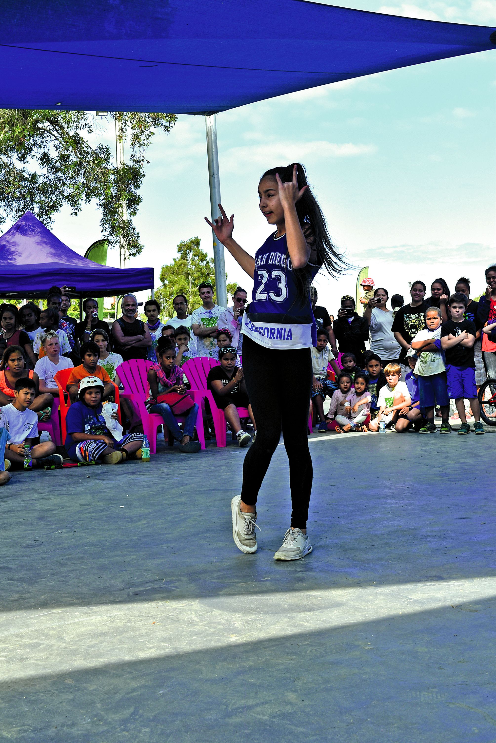 Événement incontournable du Big up day, le battle de hip-hop a réuni de nombreux jeunes lors des deux sessions.