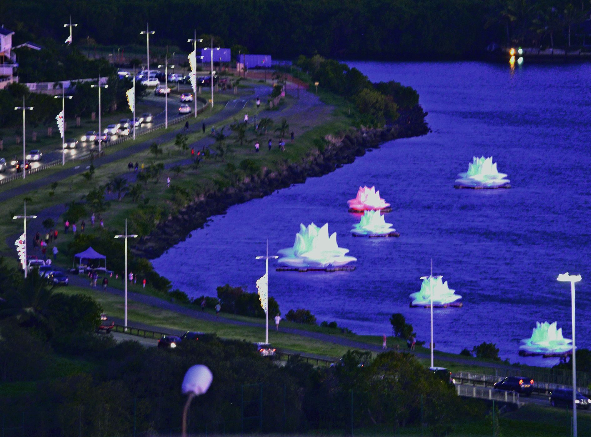 Bien protégée des vents, la baie de Sainte-Marie a été choisie notamment parce que ce n’est pas un couloir de navigation passant.