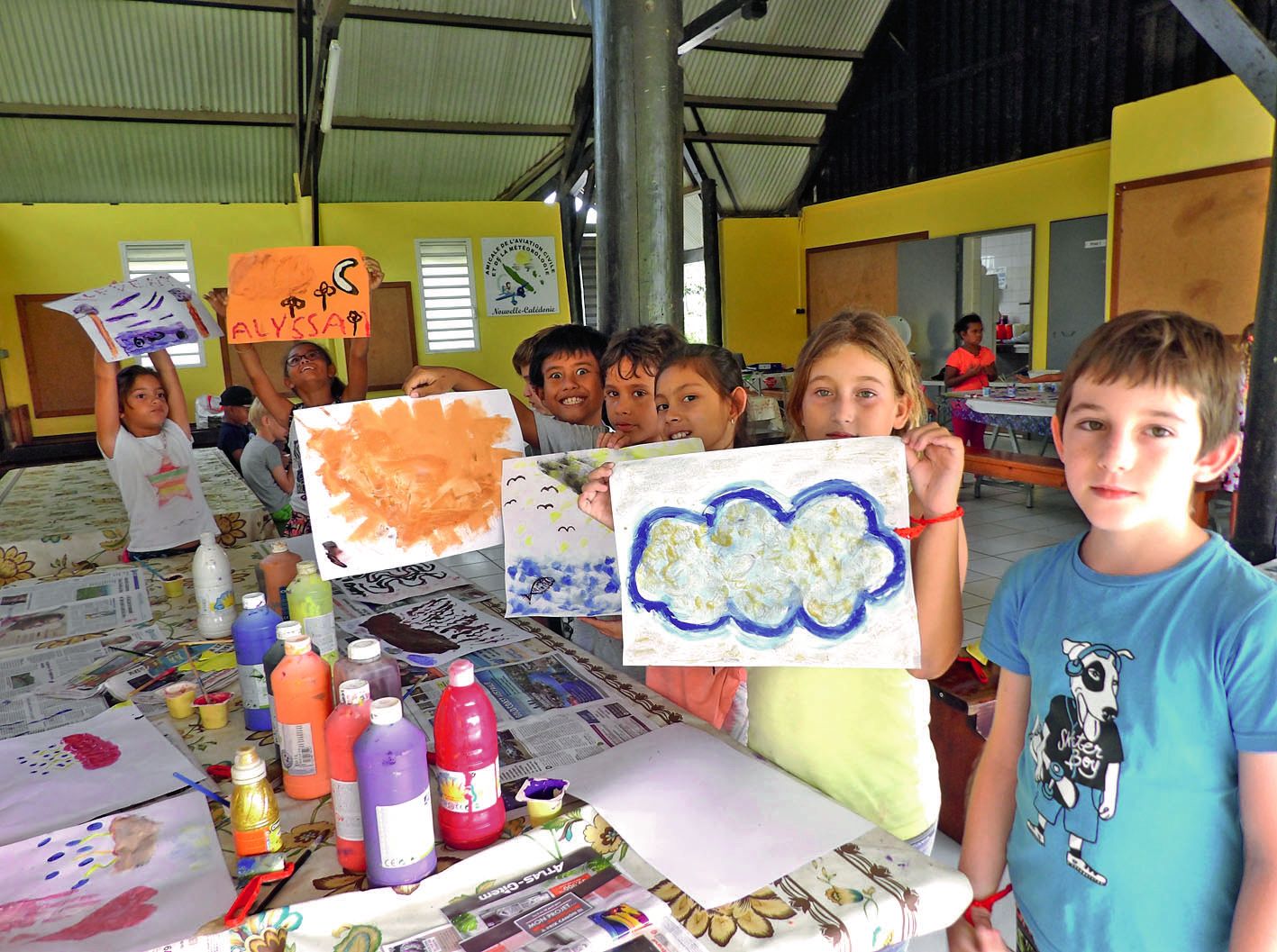 Le faré de l’Aviation civile, à Magenta, s’est transformé, cette semaine, en atelier d’expérimentation sur la météorologie. Soixante-quatre enfants de l’Acaf, âgés de 5 à 15 ans, s’y sont rendus. Un atelier artistique a permis de réaliser une fresque du c