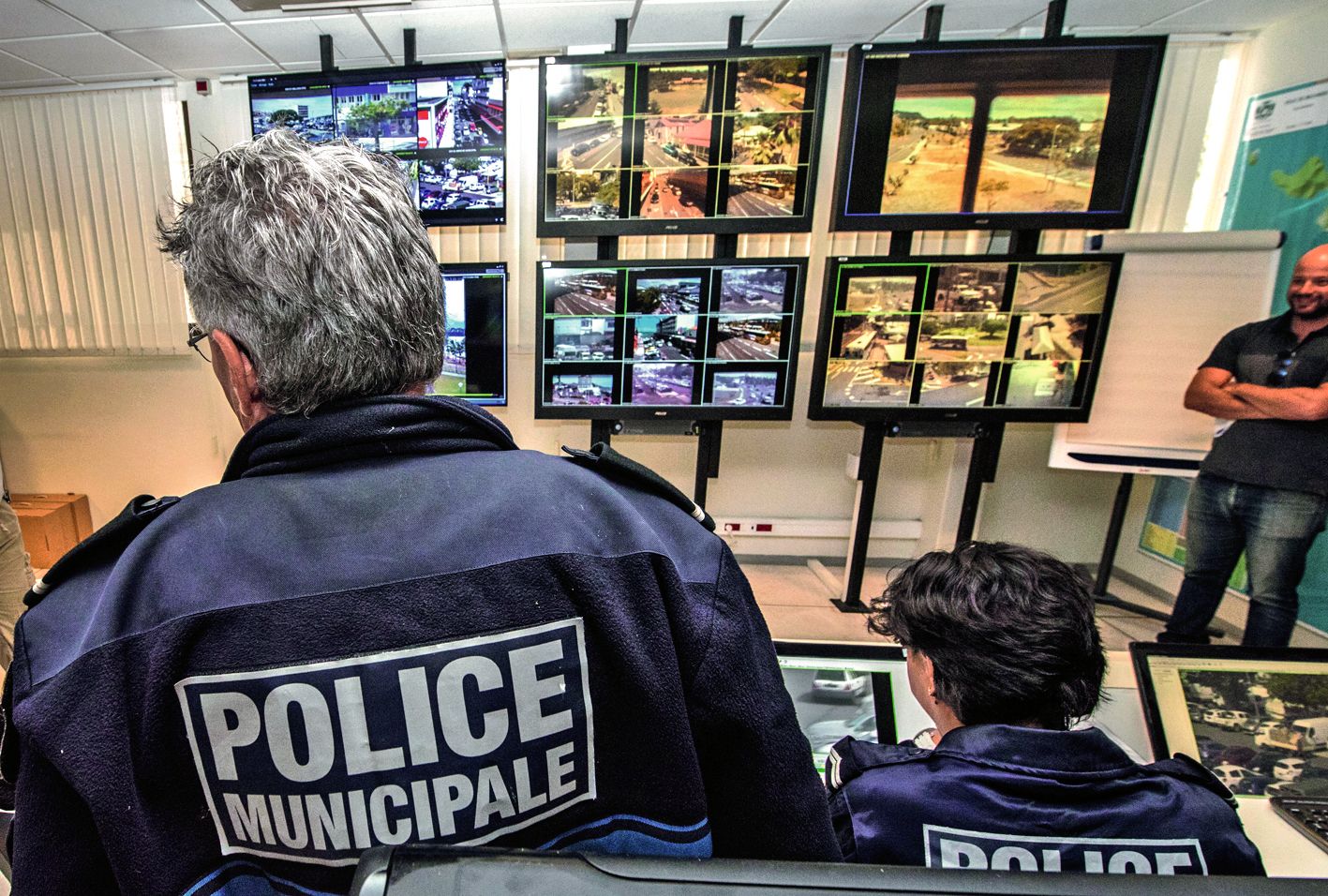 La police municipale est composée de cinq unités : quatre liées à la voie publique et une qui gère le centre de commandement.Photo Archives LNC