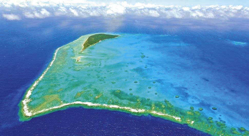 L’atoll constitue l’une des six zones du lagon calédonien inscrites depuis 2008 au Patrimoine mondial de l’humanité. Photo DR