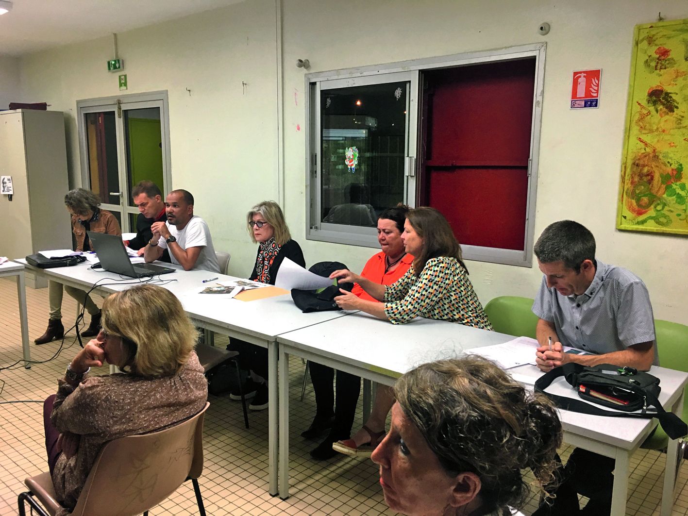 La maire Sonia Lagarde a participé à cette réunion, répondant elle-même  à certaines interrogations des conseillers. Photo S.C.