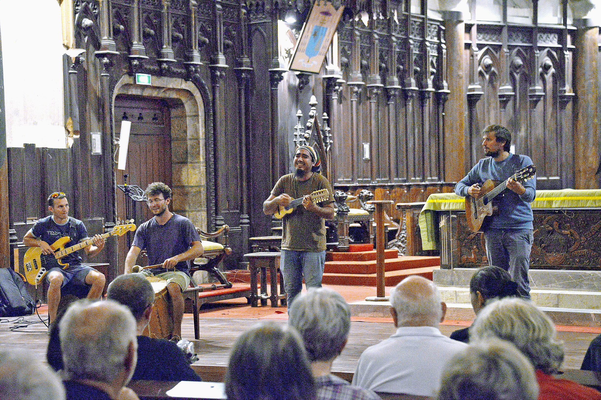 Centre-villE. Vendredi soir en la cathédrale Saint-Joseph, le Rotary Nouméa Ducos Boulari a organisé un événement musical libre au profit de la lutte contre l’autisme. Photo C.T