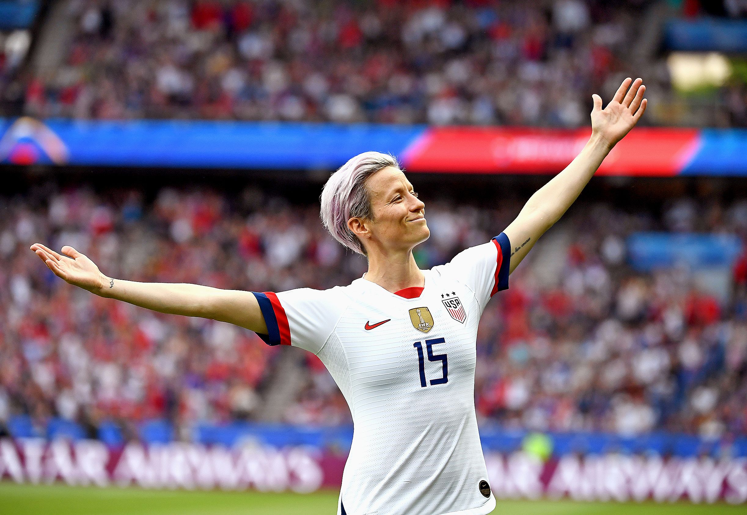 Megan Rapinoe est une championne militante, d’un engagement total sur et en dehors du terrain. Photo AFP