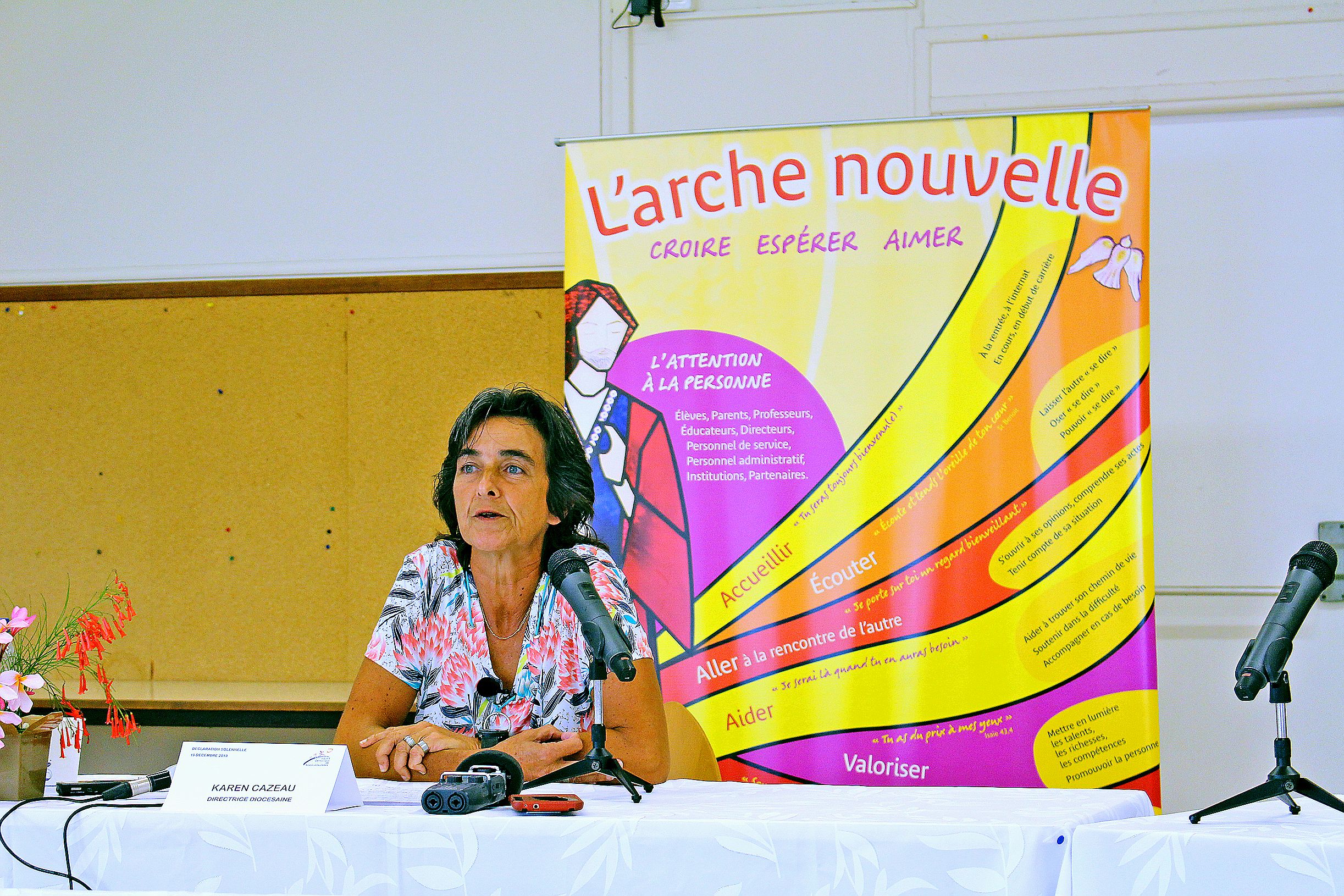 Karen Cazeau, directrice de la DDEC, a alerté hier sur une situation budgétaire de plus en plus difficile. Photo S.M.