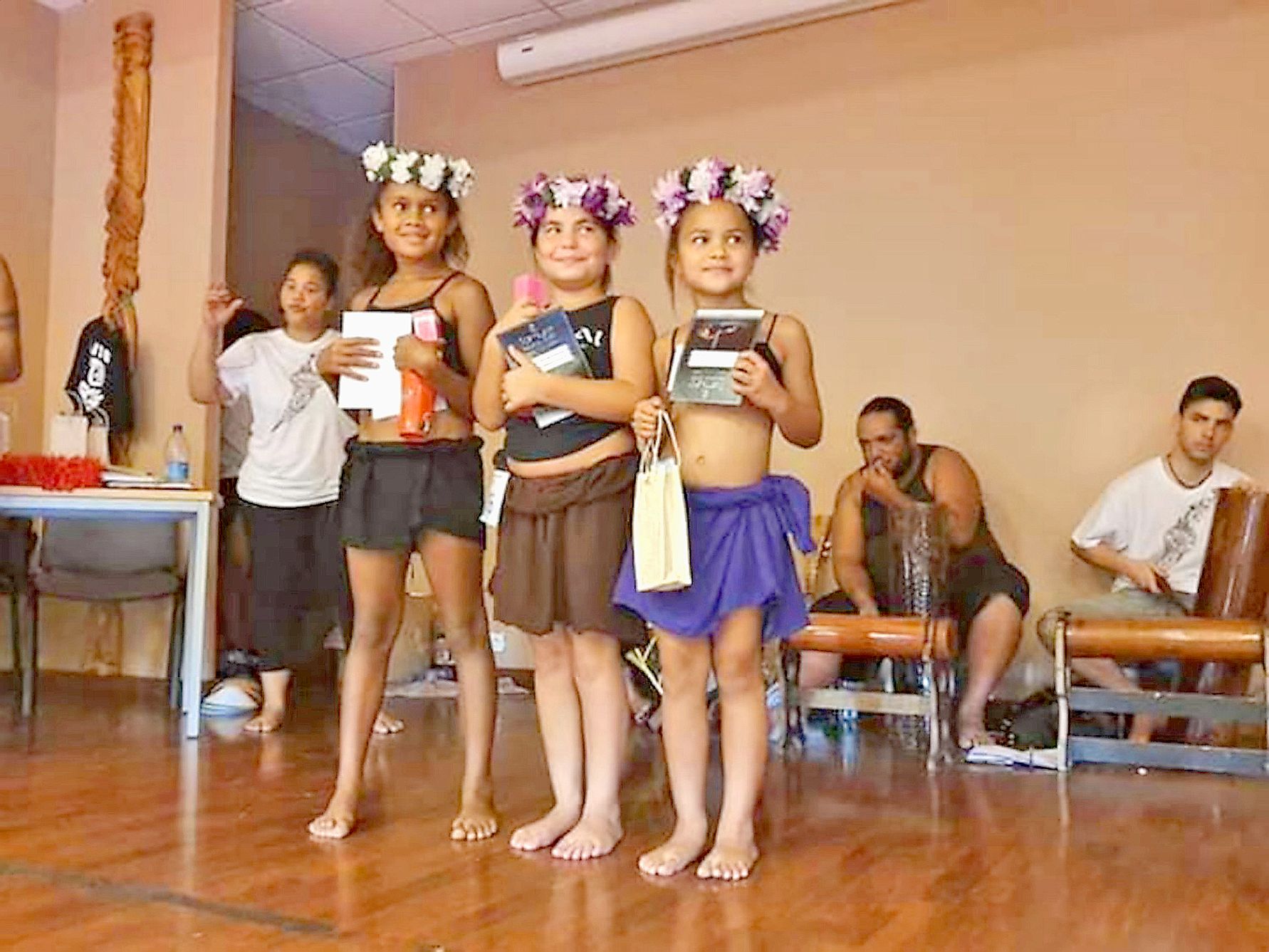 Les vainqueurs de la catégorie Tamahine (filles).