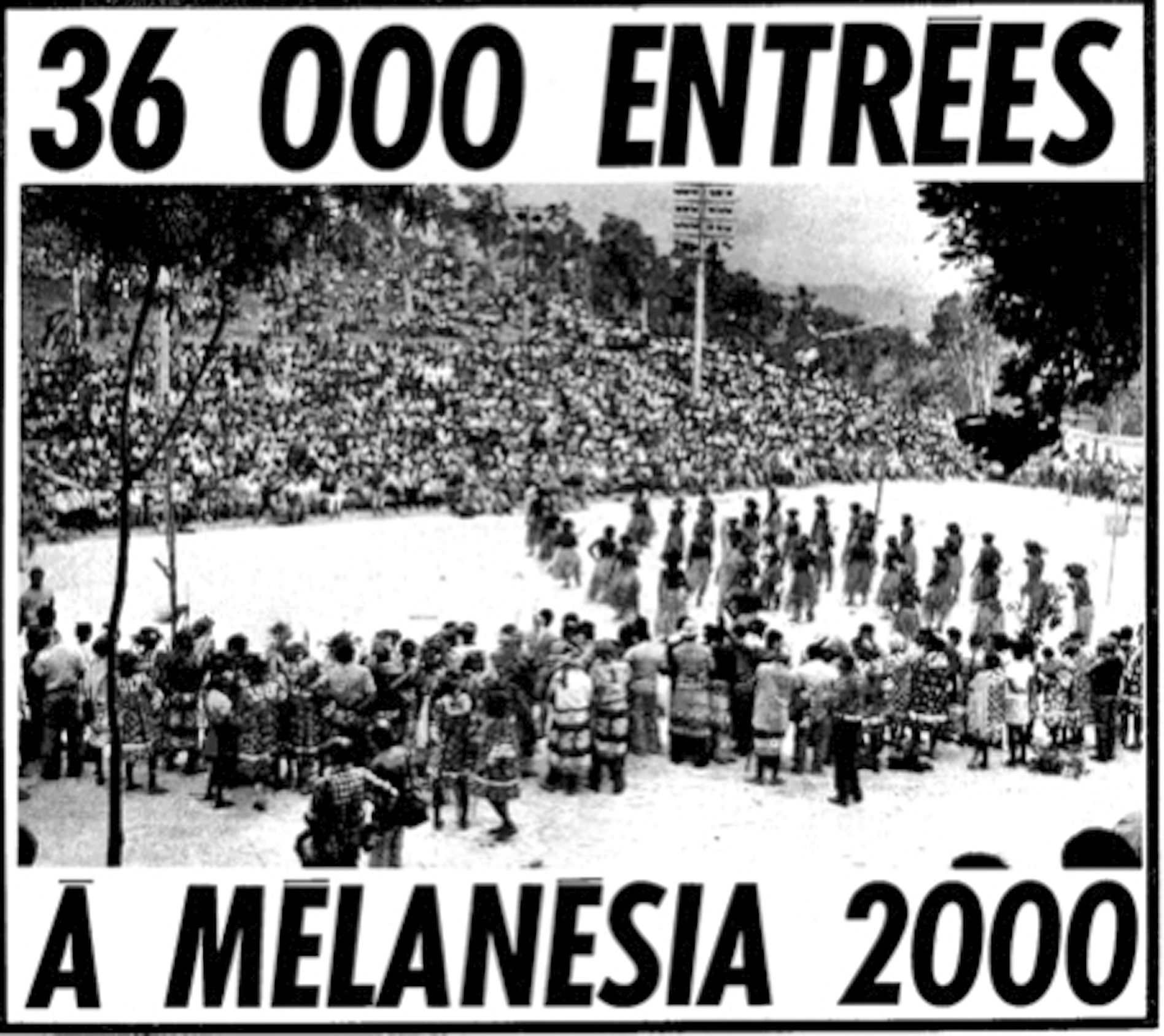 Le 8 septembre 1975, Les Nouvelles calédoniennes titrait sur le festival qui a eu lieu à plage 1000 à Tina. Photo LNC