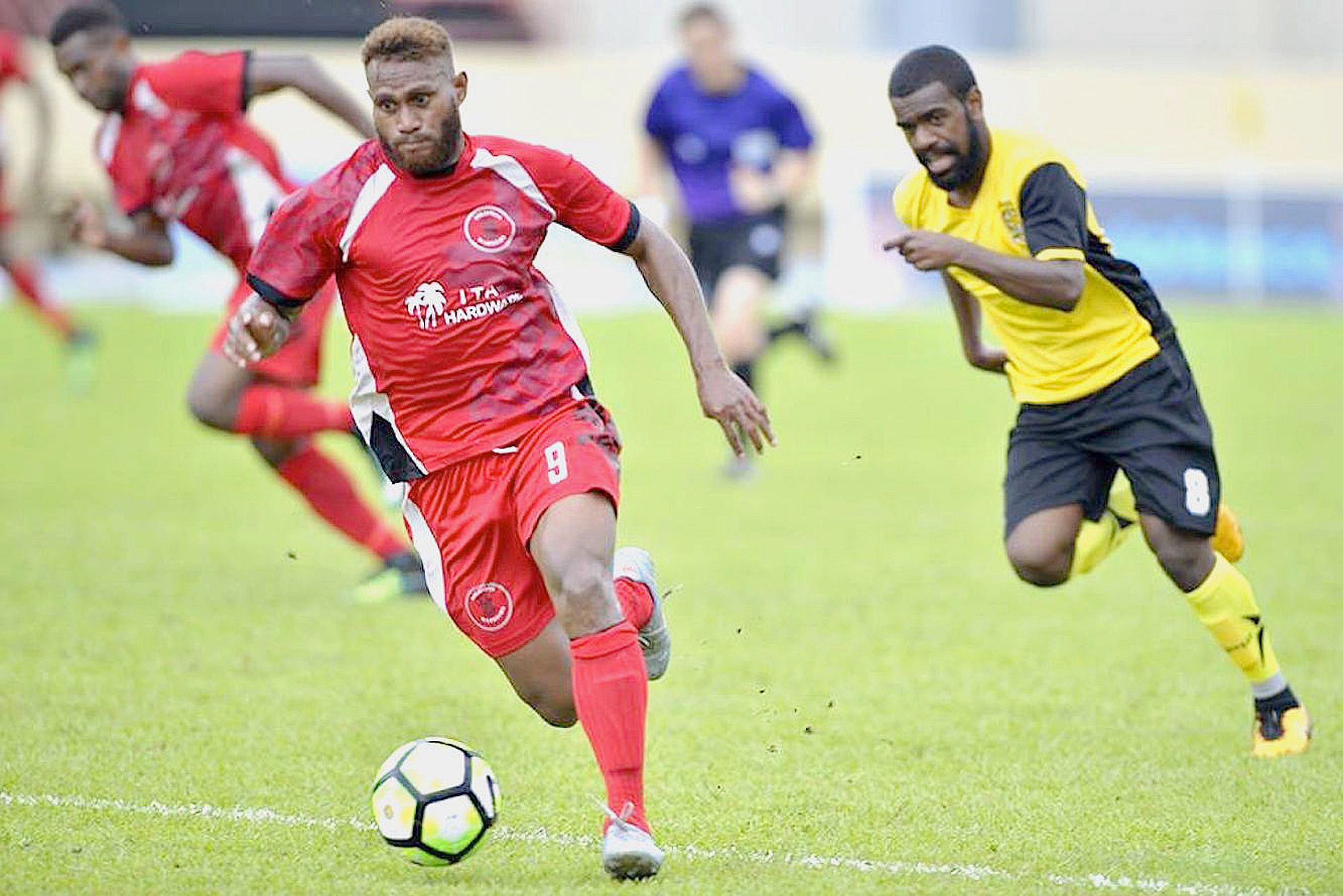 Les Solomon Warriors (en rouge) seront les troisièmes adversaires de Magenta.Photo D.R.