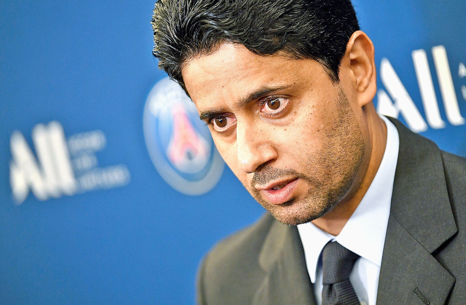 Nasser Al-Khelaïfi est le président du Paris Saint-Germain depuis 2011. Photo AFP