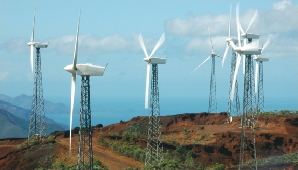 Les éoliennes du Mont-Dore assurent, en moyenne, 45 % de la consommation domestique électrique de la commune.