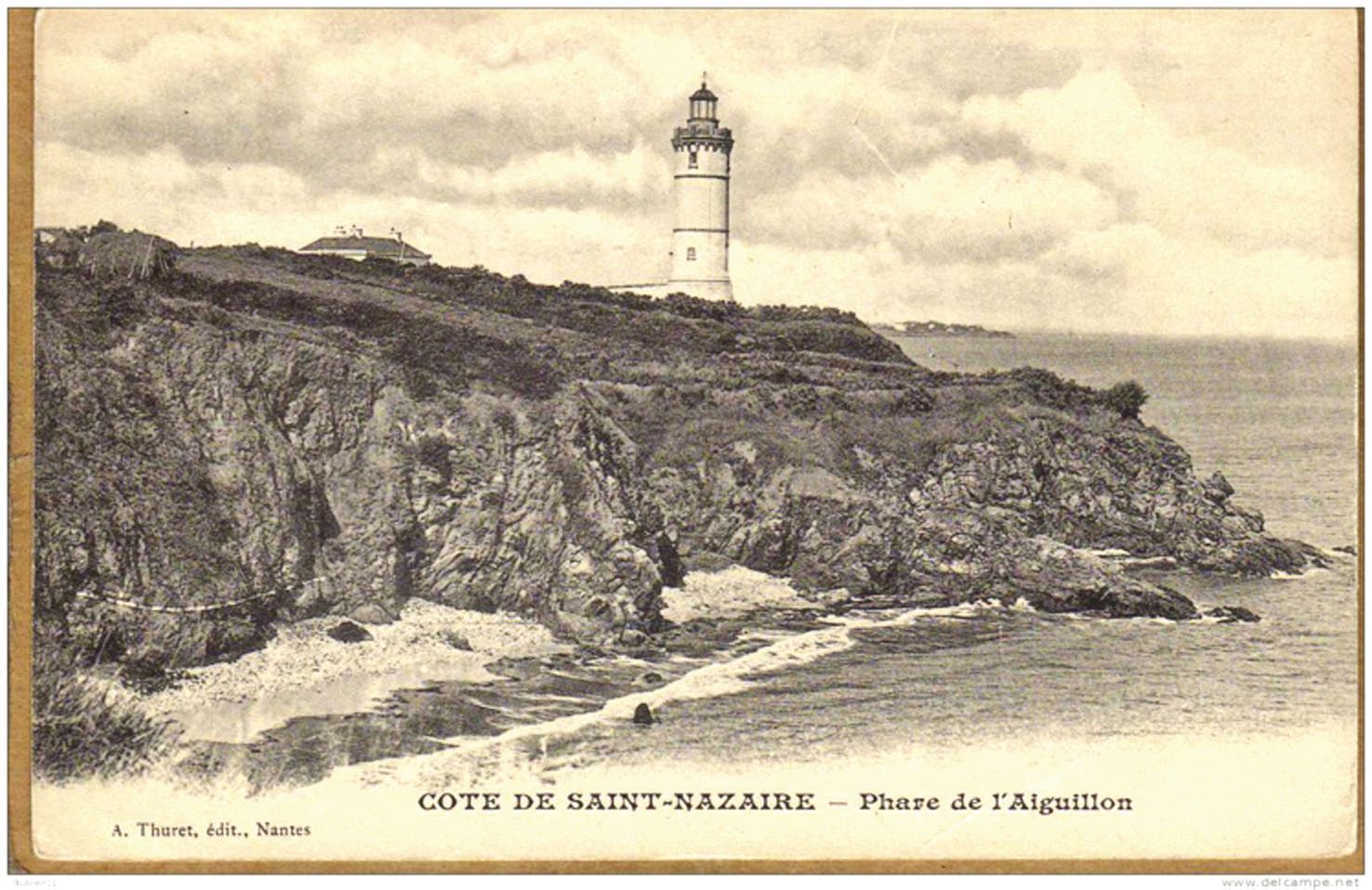 Le phare de l'Aiguillon, près de Saint-Nazaire. C'est ici, dans la solitude, que Narcisse finit sa vie, marié mais sans enfant.