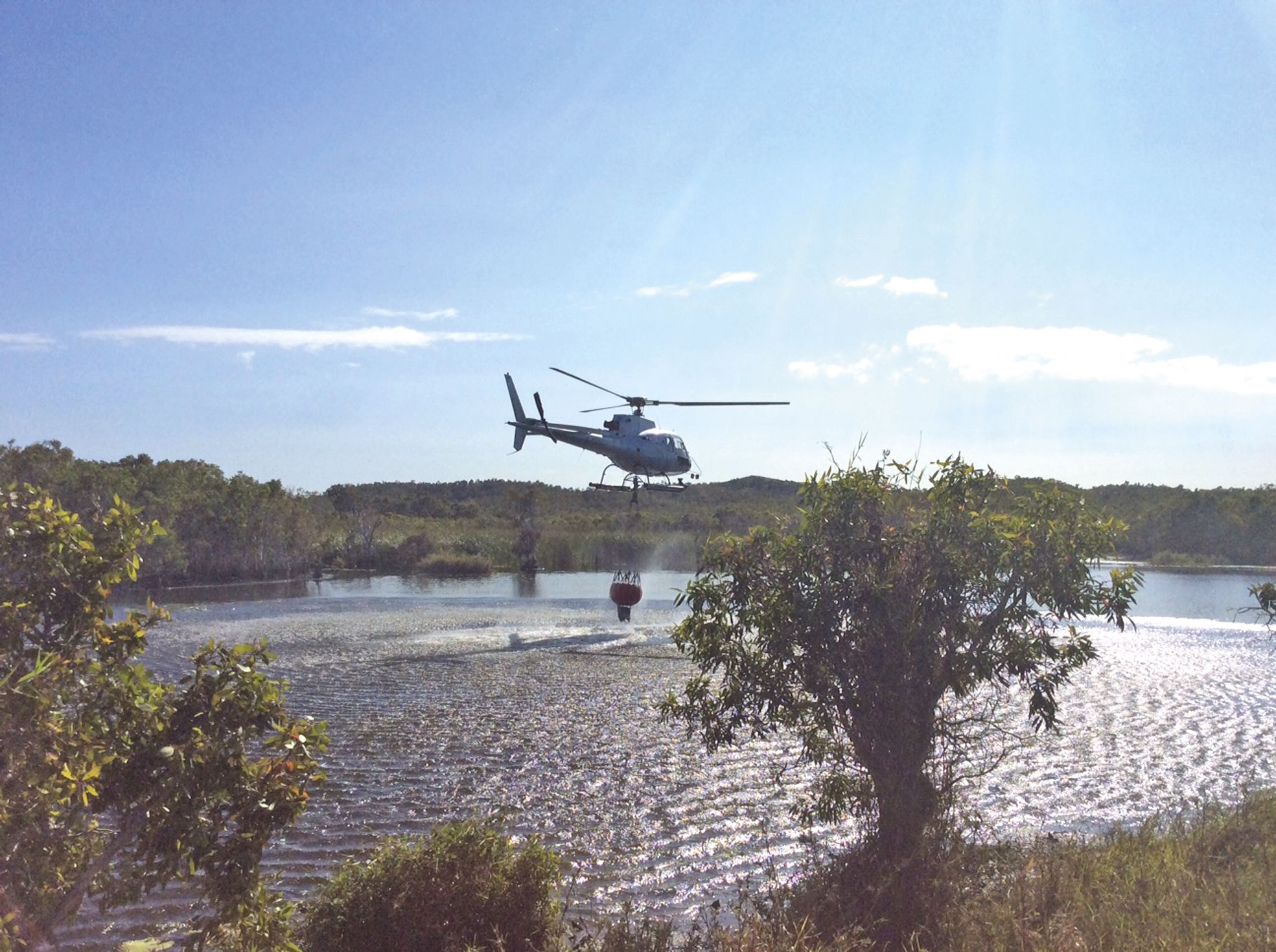 Deux hélicoptères bombardiers d'eau ont été engagés par la sécurité civile et ont réalisé des dizaines de largages.