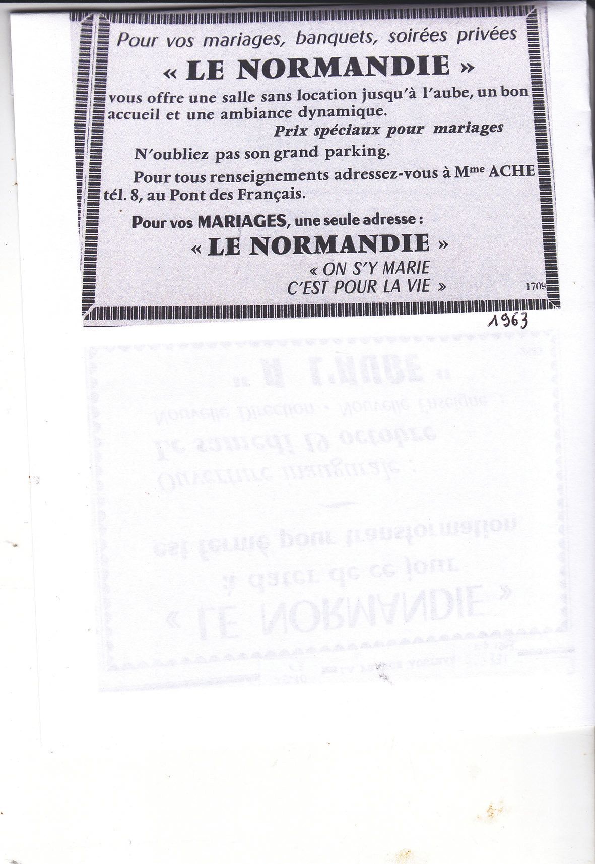 C'était une institution où l'on mangeait et dansait. Le  Normandie donna son nom à son quartier, avant de disparaître.