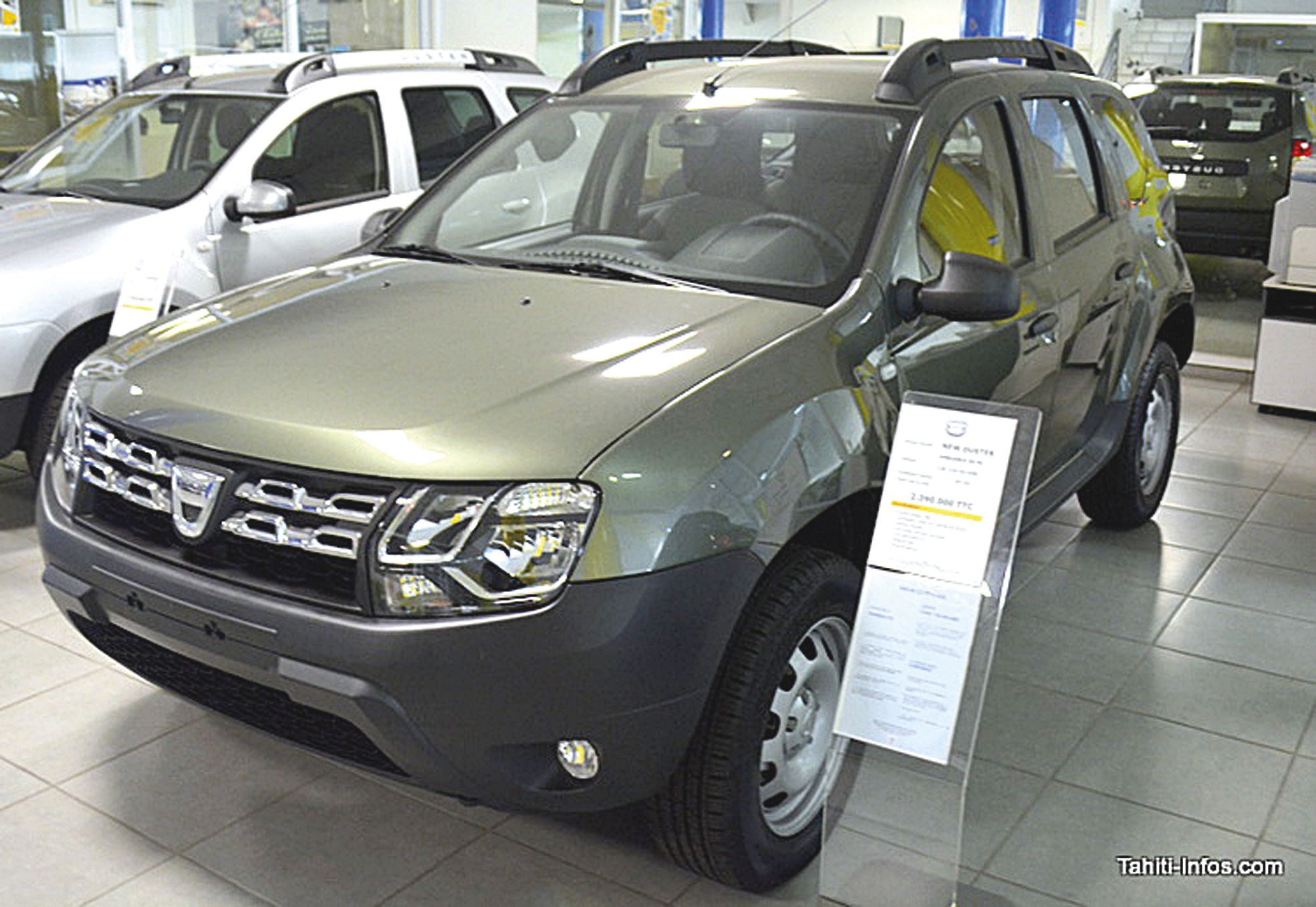 La vente de Duster (Dacia Renault) bat celle de Hilux (Toyota), modèle qui avait la préférence des Polynésiens.