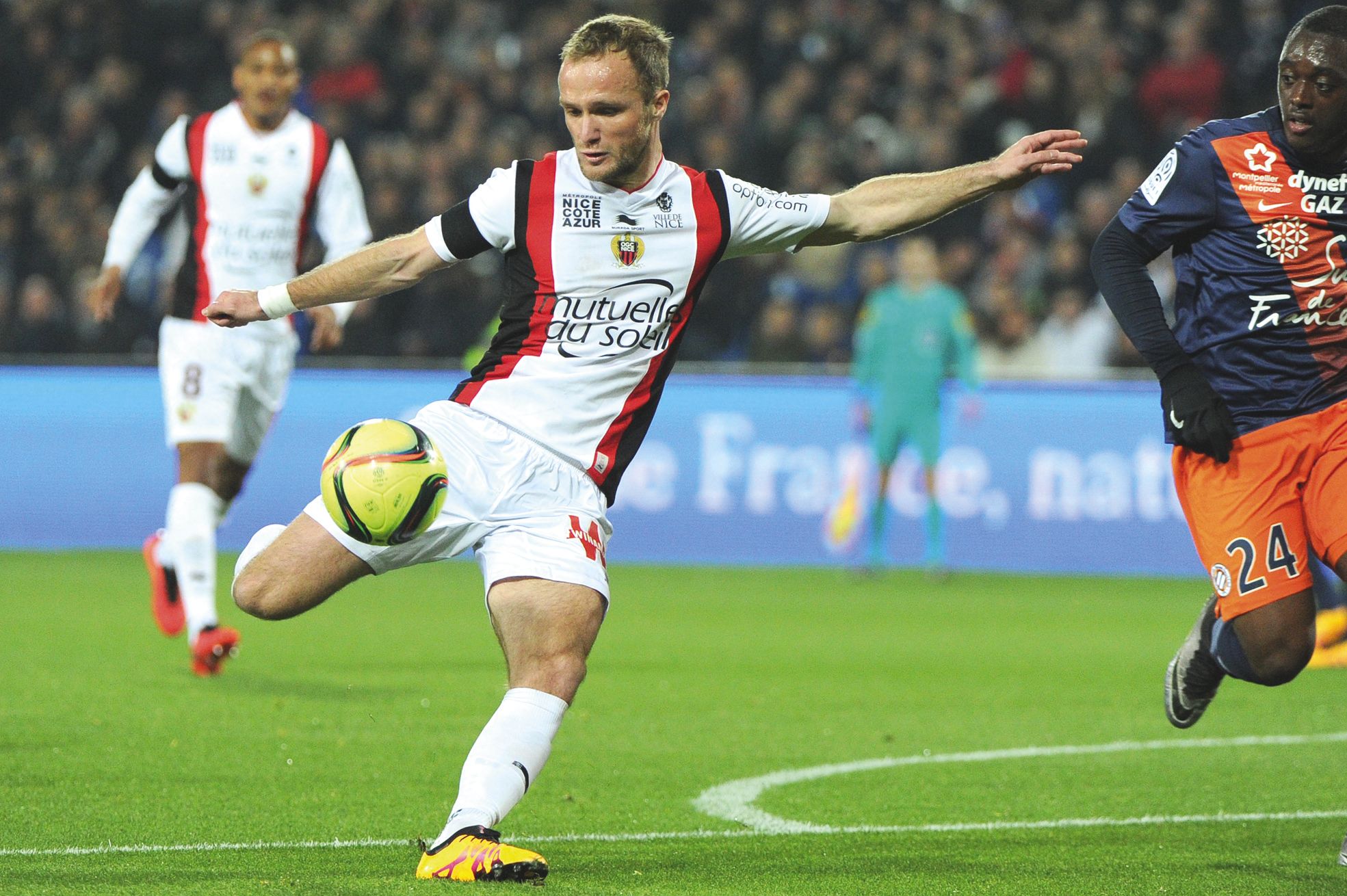 Nice, hier. Les Aiglons et notamment Valère Germain (photo) ont fait parler la poudre face à Lorient (2-0). De quoi reprendre provisoirement la place de Lyon sur le podium de Ligue 1.