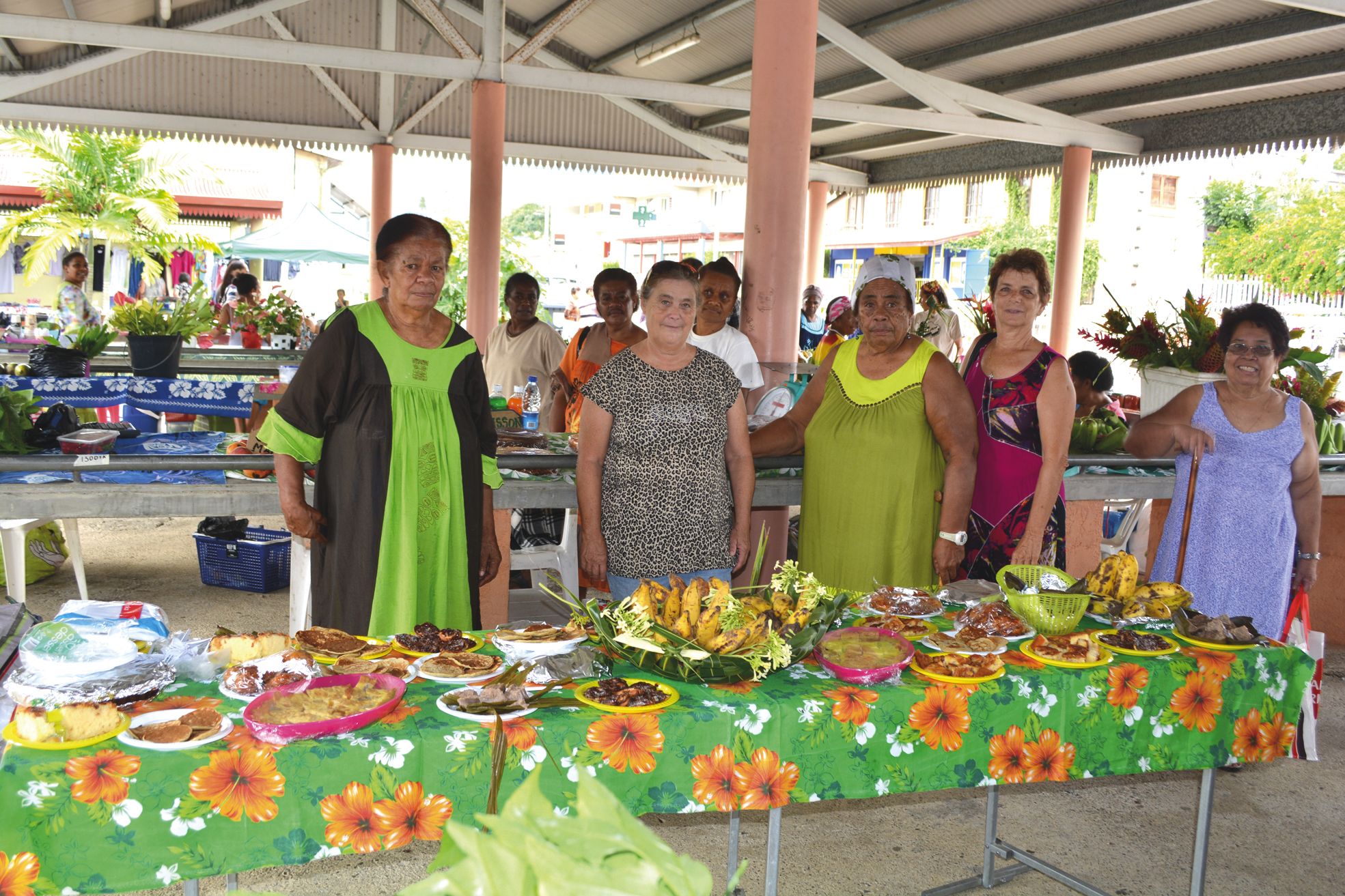 Marché communal. La banane a été l'ingrédient principal d'une séance de dégustation.