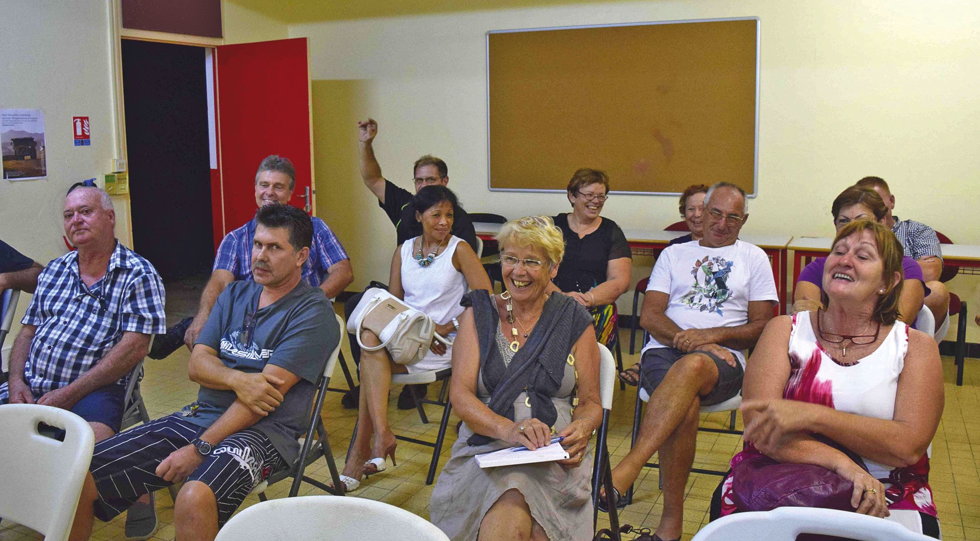 Plus d'une quinzaine de riverains ont débattu, lundi soir, à la mairie annexe,  pendant près de deux heures et demie.