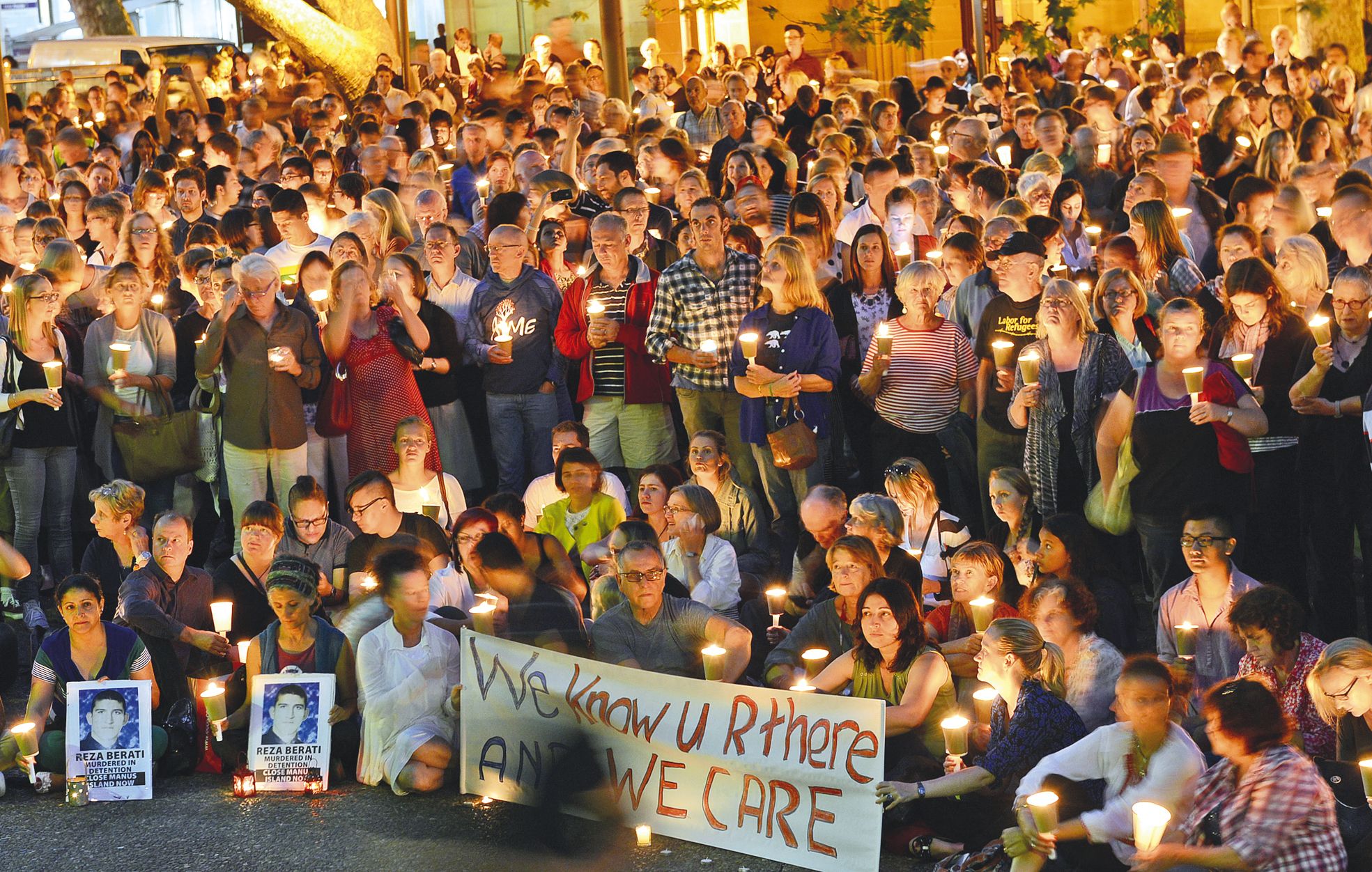 Sydney, le 23 février 2014. Une manifestation de soutien aux demandeurs d'asile avait réuni de nombreux Australiens hostiles à la politique d'immigration menée par le gouvernement.