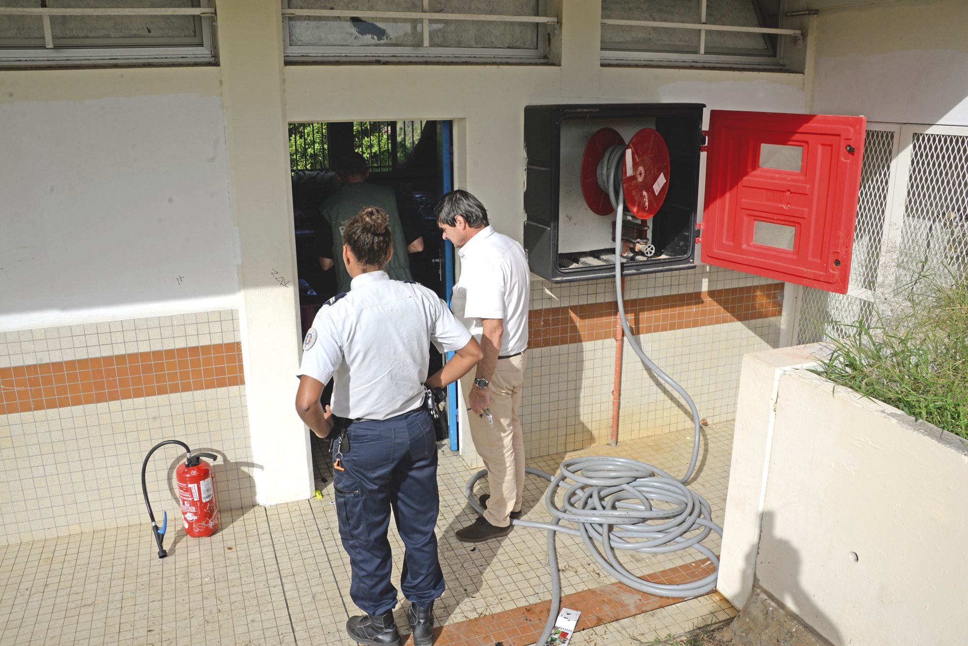 Mercredi 31 mai, 8 h 30, au lycée polyvalent Jules-Garnier. C'est dans cette salle de SVT qu'a eu lieu l'accident. Le professeur, évacué vers le CHT Gaston-Bourret, réalisait ce type d'expérience en classe depuis cinq ans.