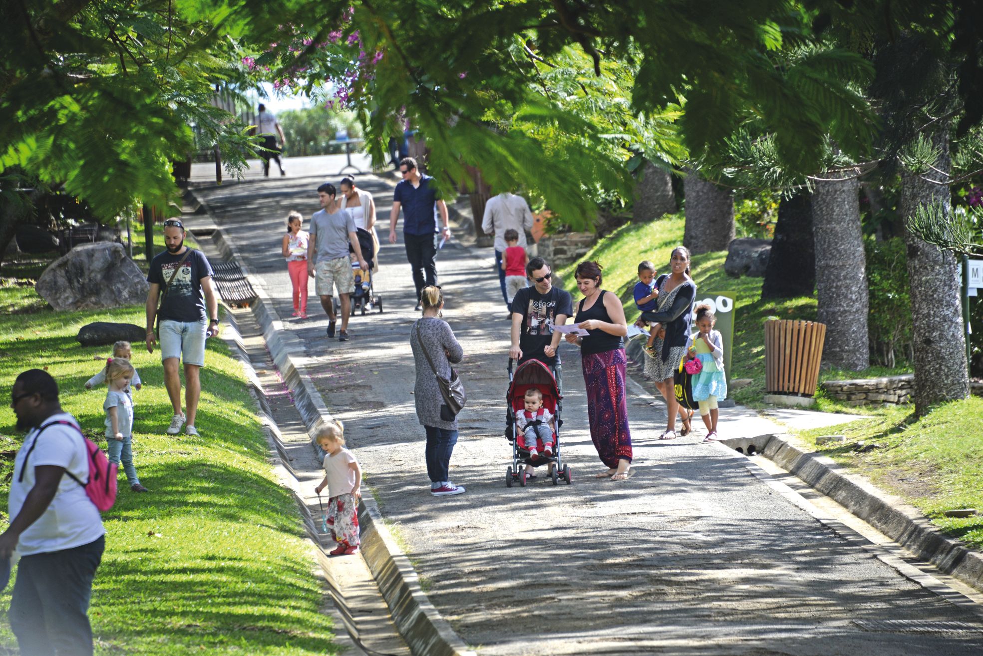 Parc forestier, samedi 18 juin. Le lieu a connu l'affluence des bons jours, avec 583 visiteurs. Un chiffre pas exceptionnel, mais satisfaisant pour la directrice, Almudena Lorenzo.