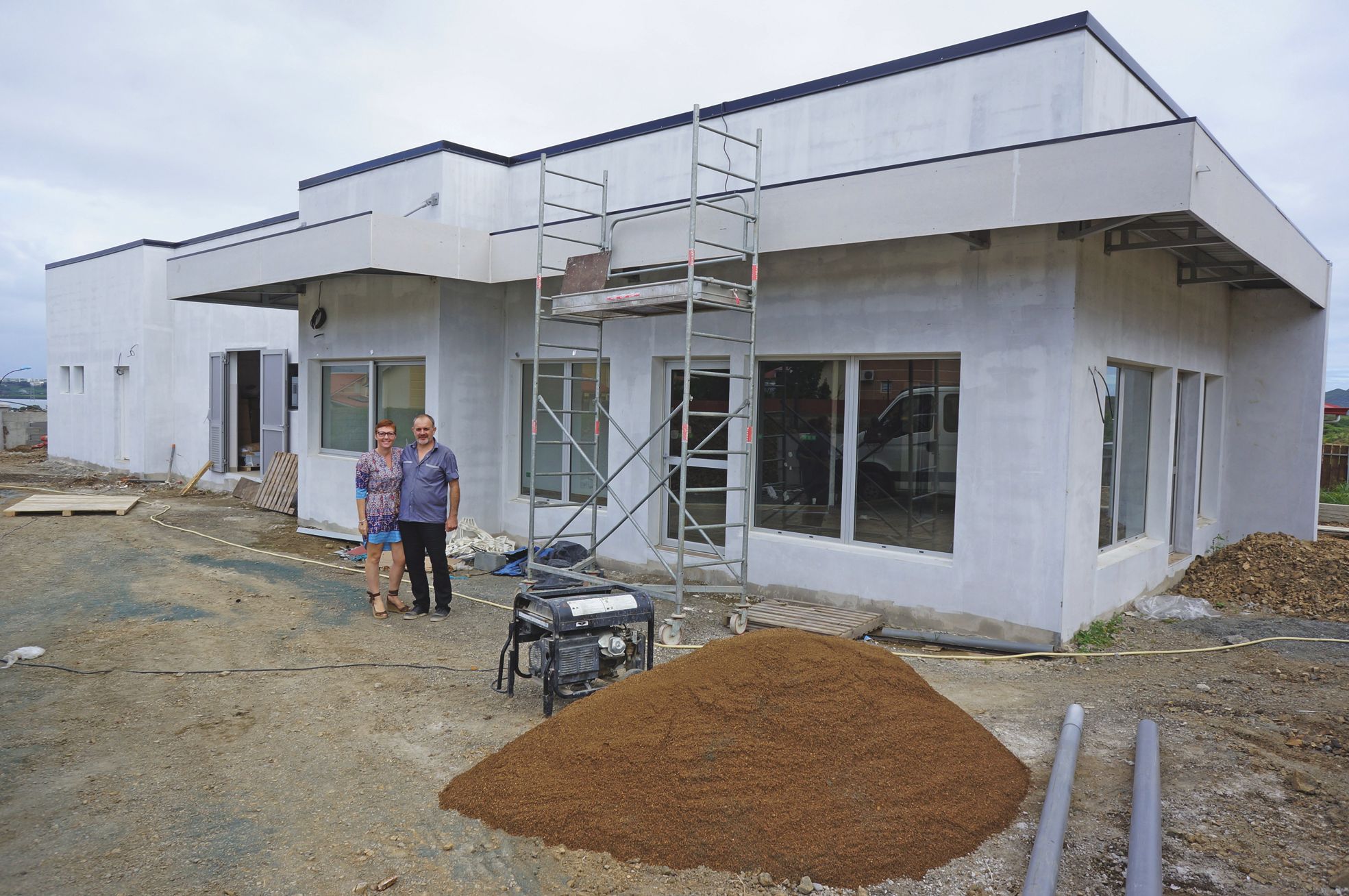 Sylvie et Vincent Catelet devraient ouvrir leur boulangerie en septembre en face de l'école Delacharlerie-Rolly.