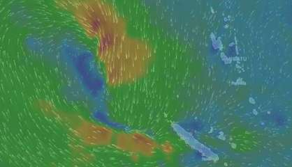 Une perturbation tropicale au nord de la Calédonie