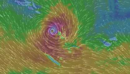 Un système cyclonique en formation au nord du Vanuatu