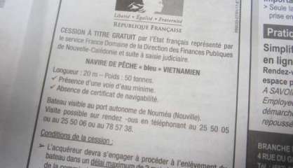 Donne navire de pêche « bleu » contre enlèvement rapide 