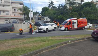 Accident et ralentissements route de l’Anse Vata